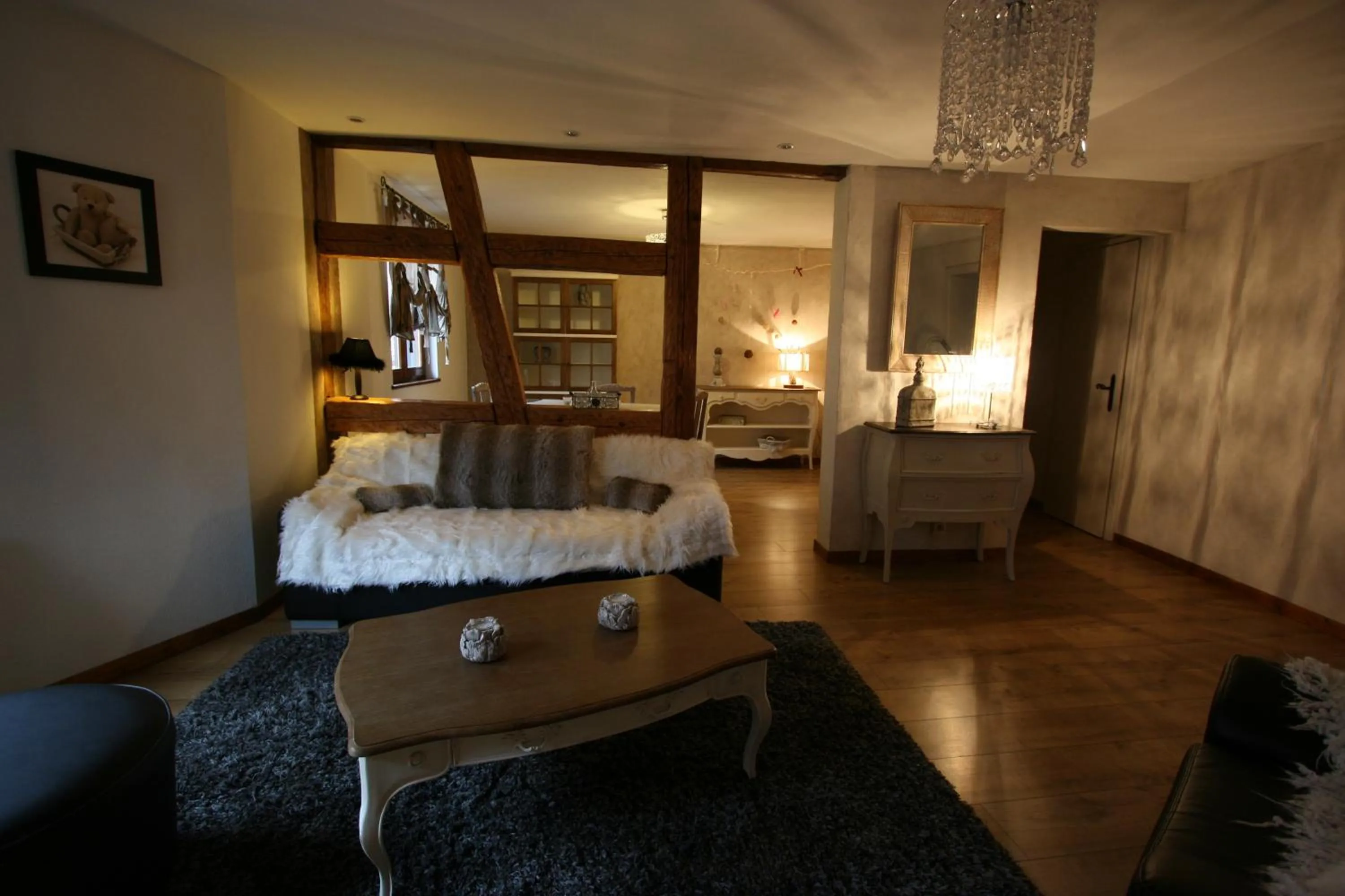 Living room, Bed in Les Authentics - La Maison d'Amélie