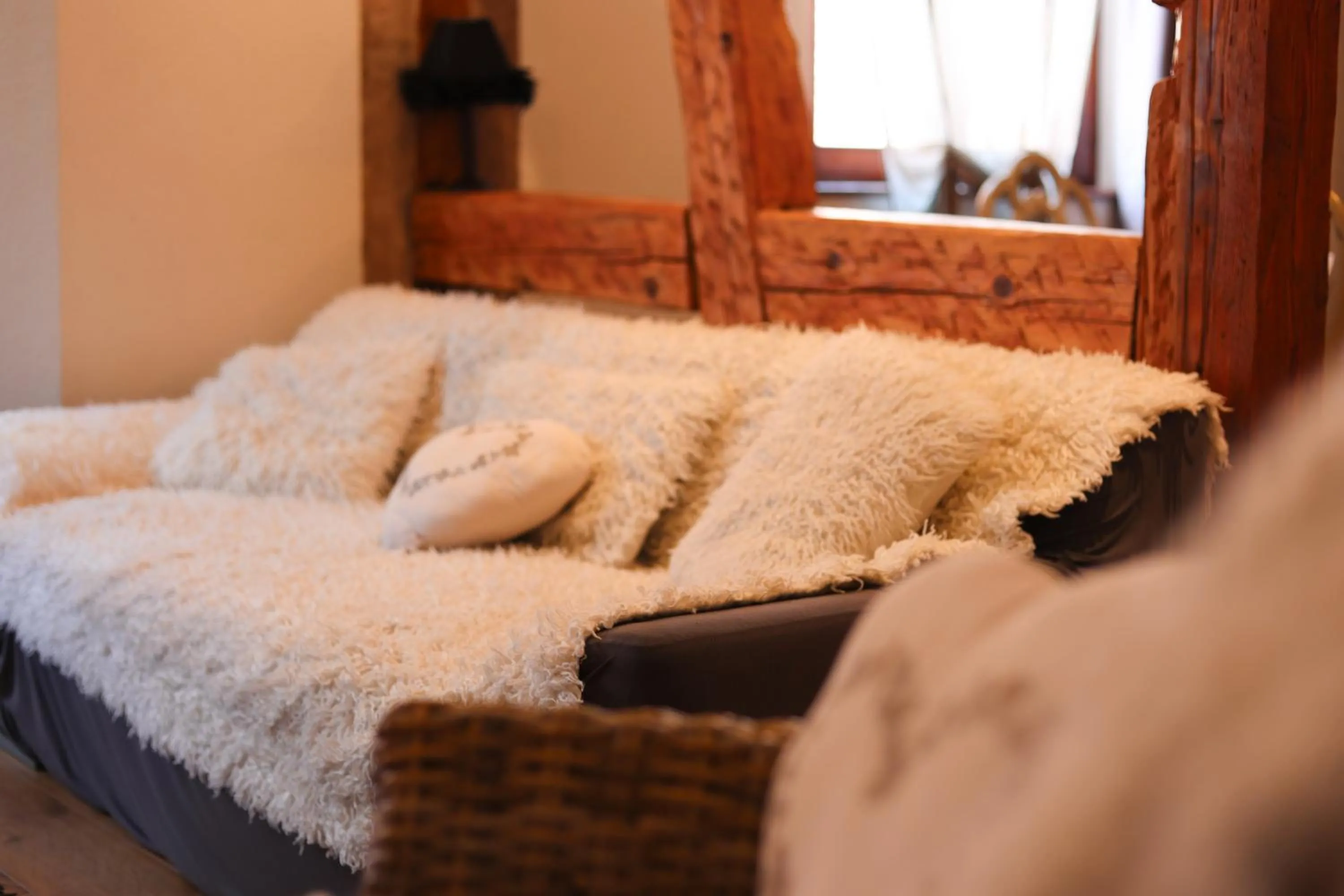 Living room, Bed in Les Authentics - La Maison d'Amélie