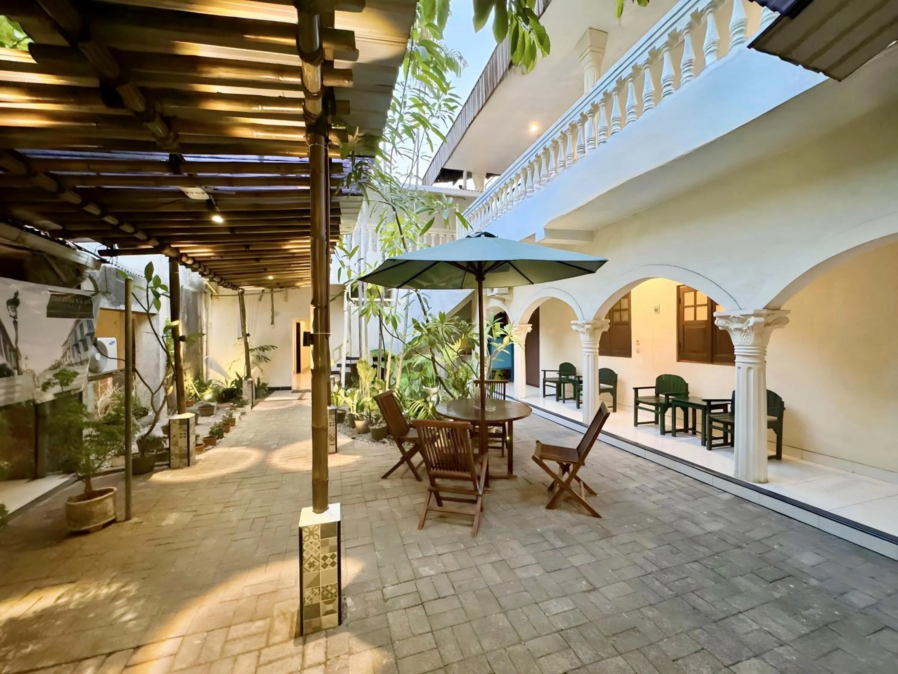 Garden in The Raden Patah Heritage Kota Lama Semarang