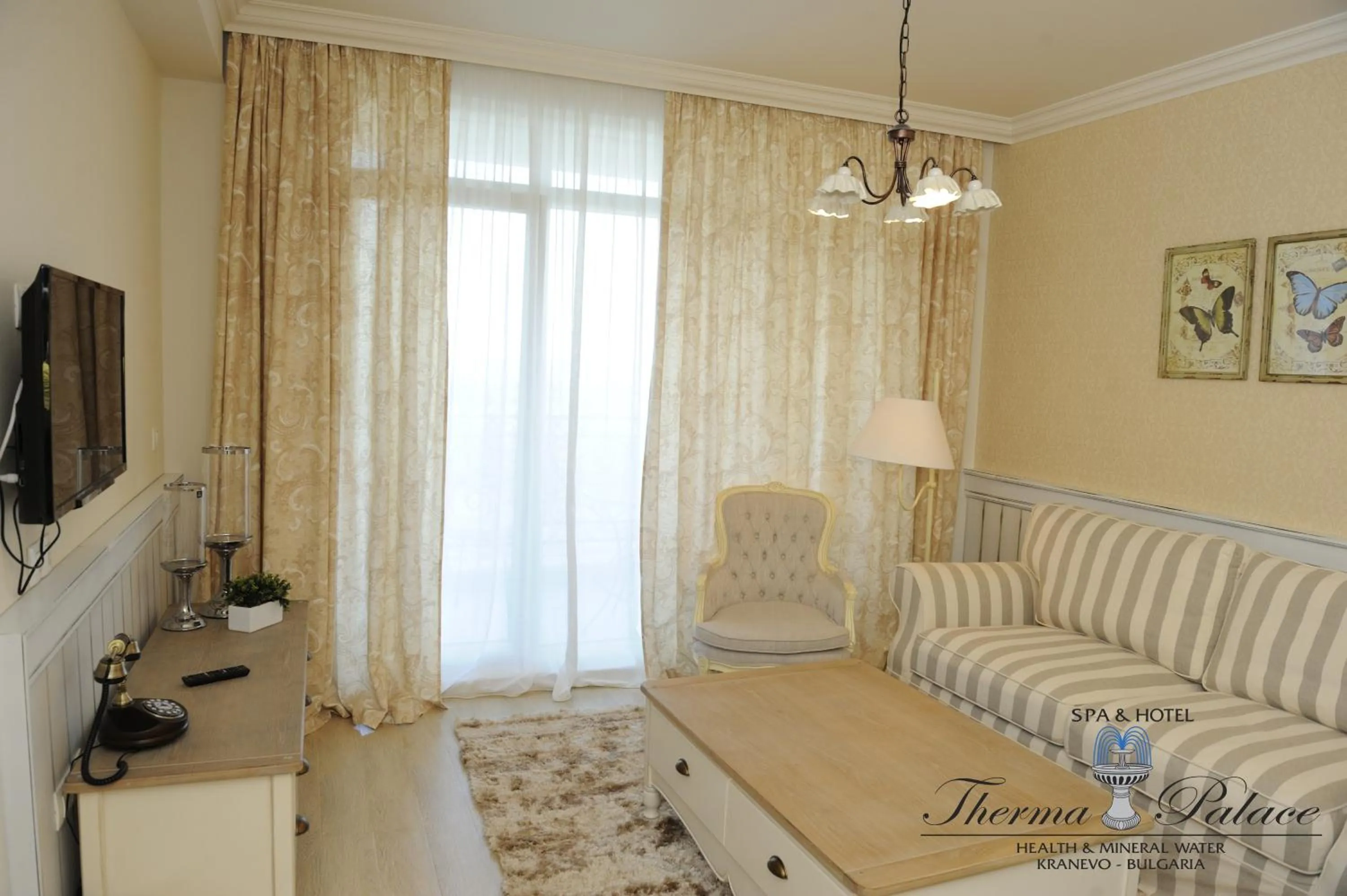 Living room in Therma Palace - SPA Mineral Pool & All inclusive & Free Parking