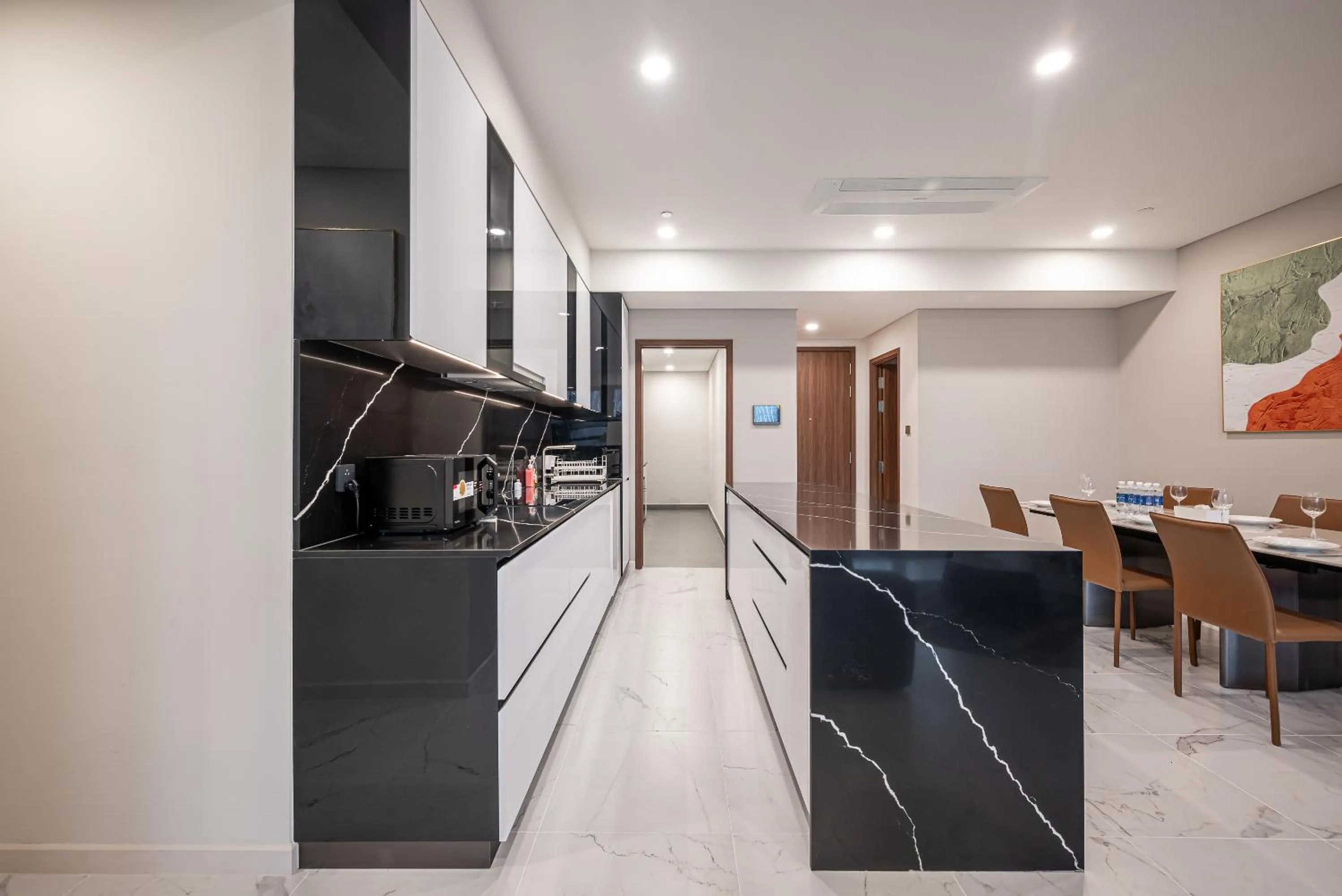 Dining area in Metropole Thu Thiem Condo Apartment