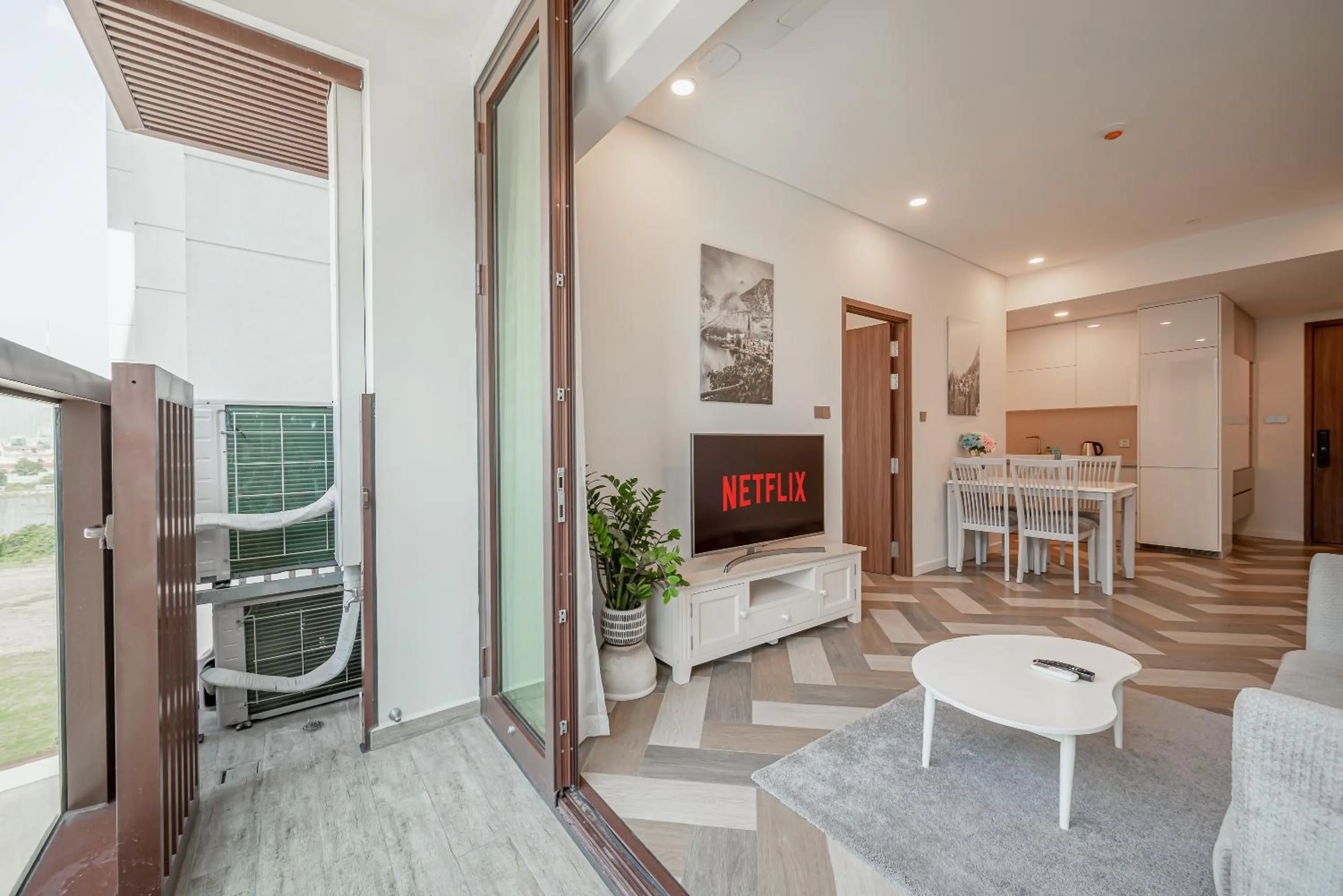 Living room in Metropole Thu Thiem Condo Apartment