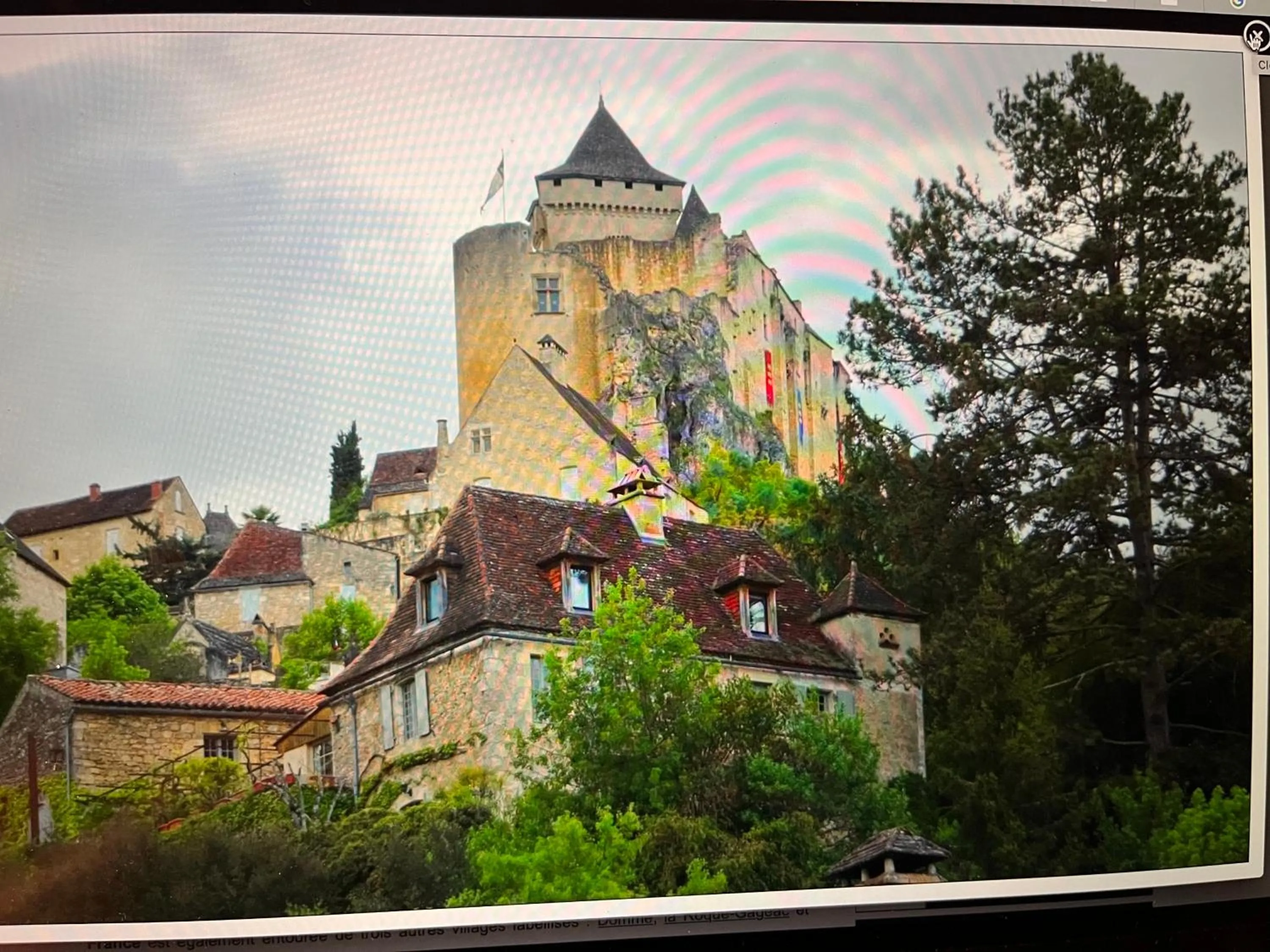 Vue magique à Castelnaud