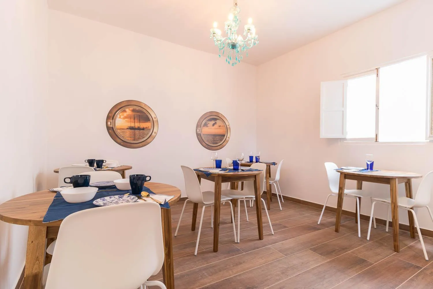 Dining area in La Bussola