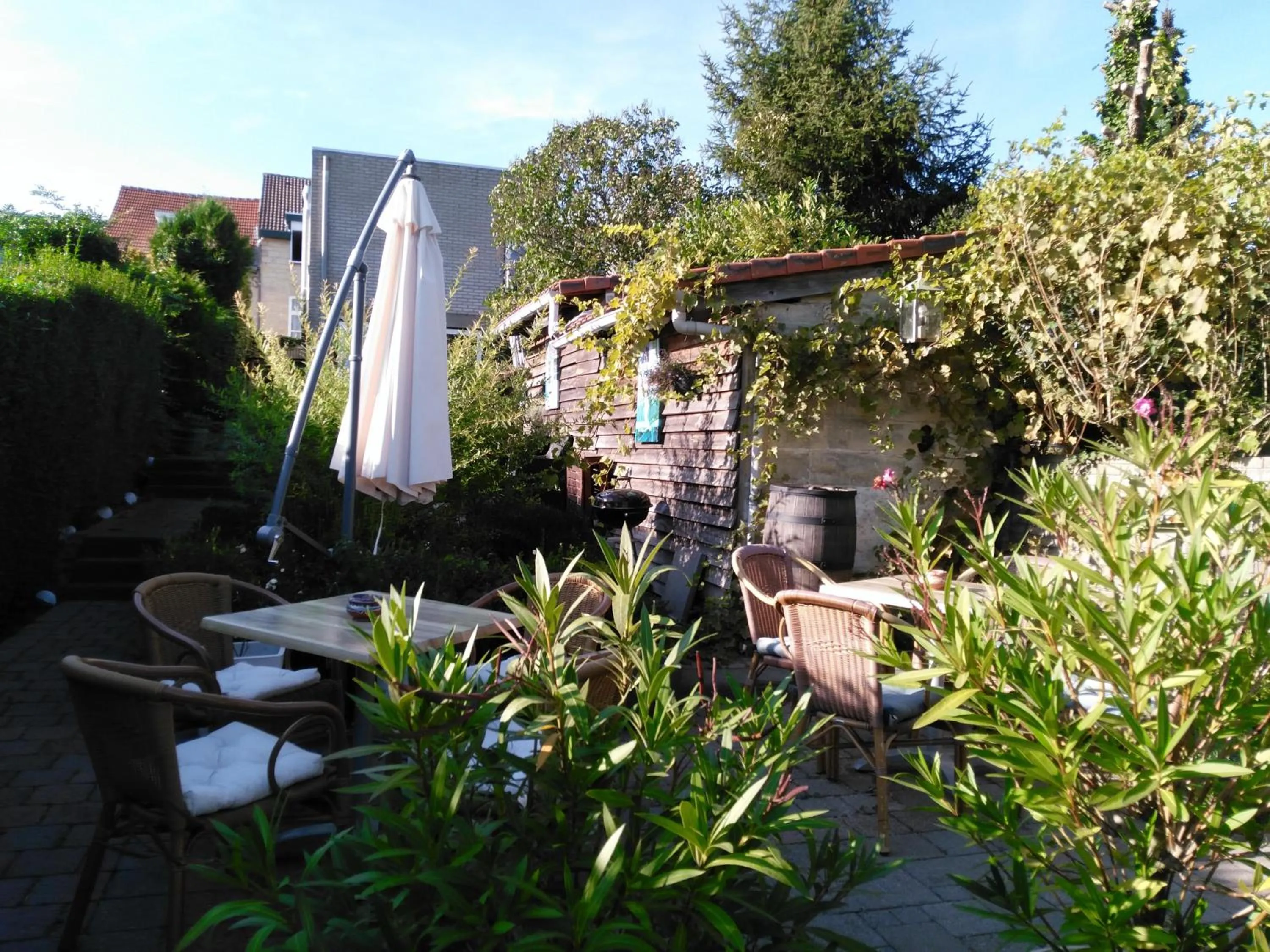 Patio in Hotel De Wilde Kriek