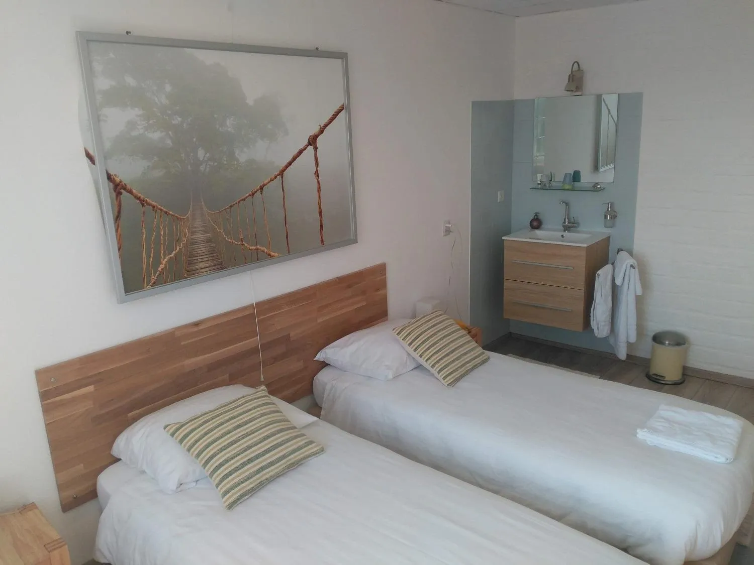 Natural landscape, Bed in Hotel De Wilde Kriek