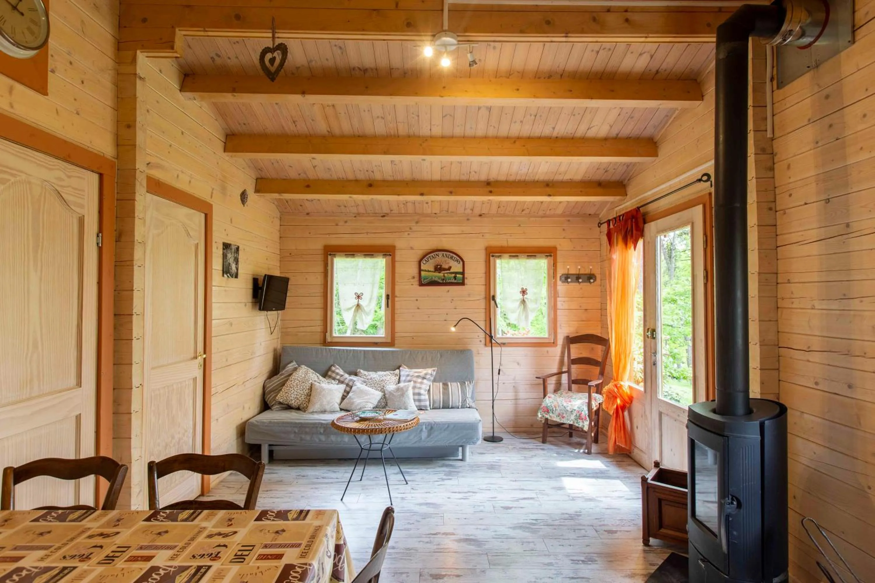 Living room in Chalets du Bois de Vache