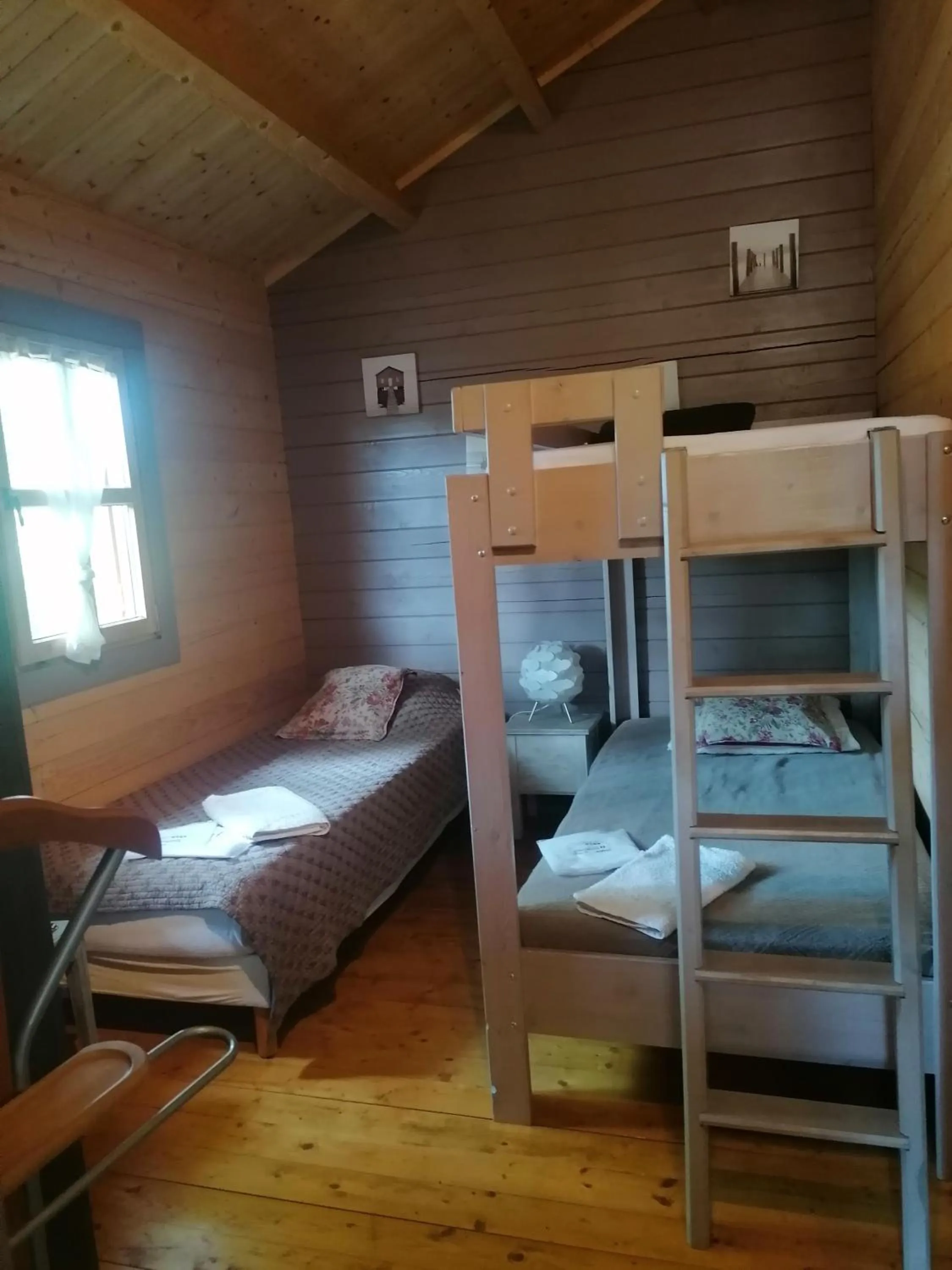 Bed in Chalets du Bois de Vache