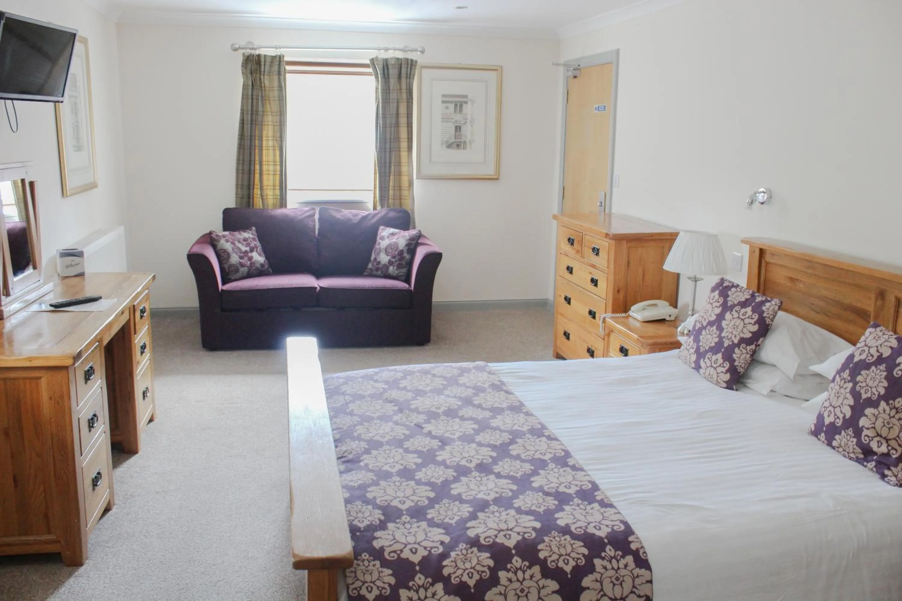 Bedroom, Bed in Craigmonie Hotel Inverness by Compass Hospitality