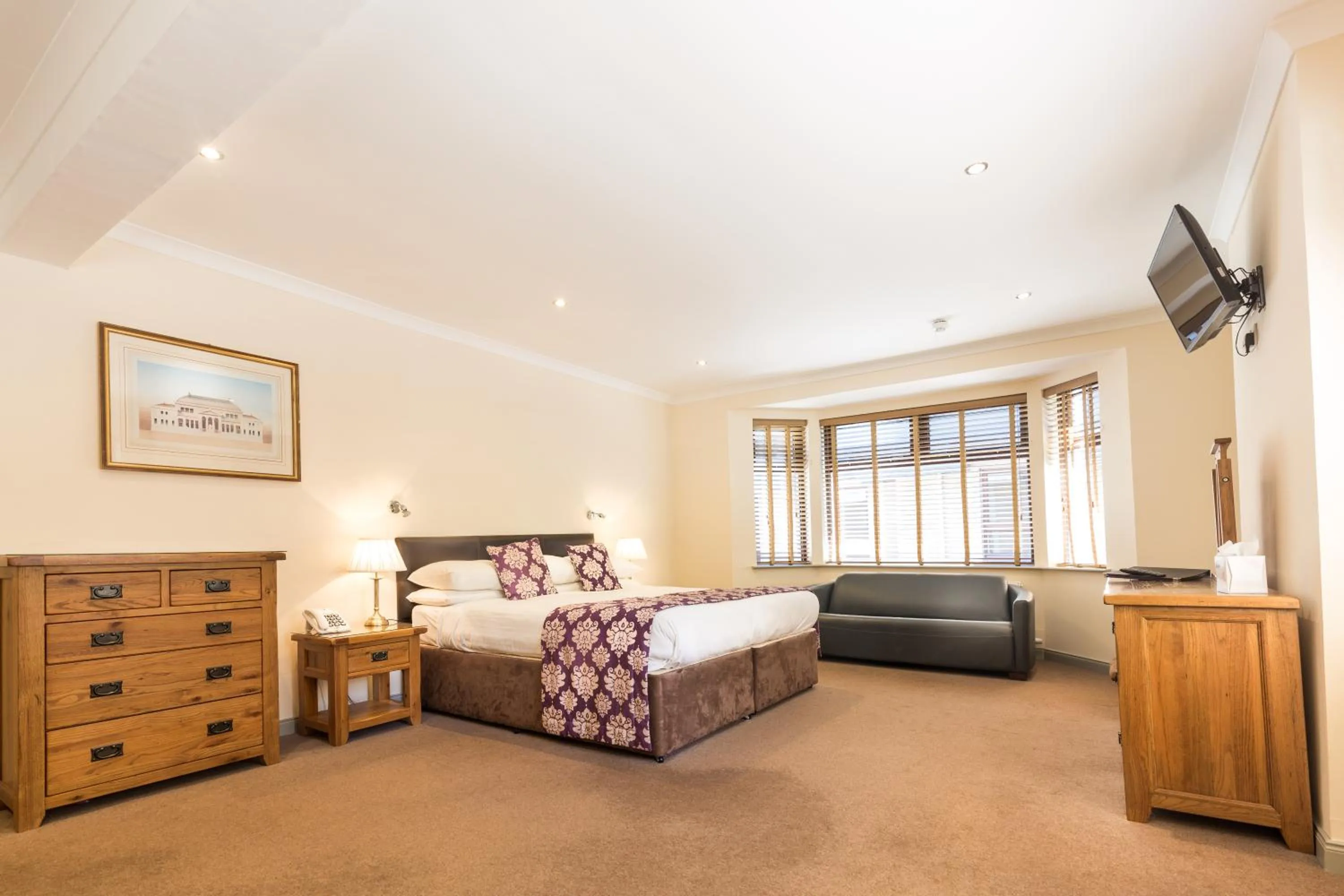 Bedroom, Bed in Craigmonie Hotel Inverness by Compass Hospitality