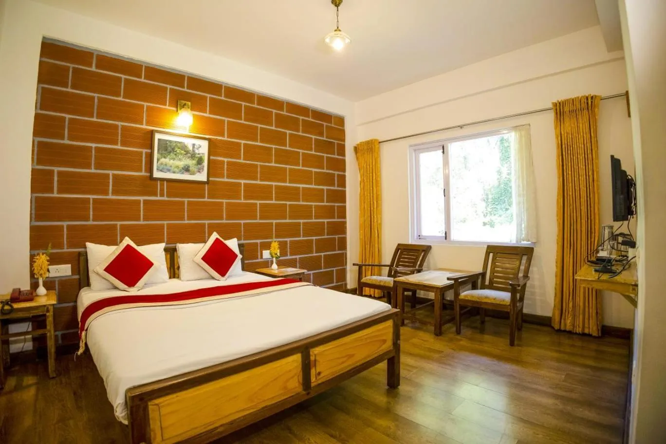 Bed in Altius Nest Hotel