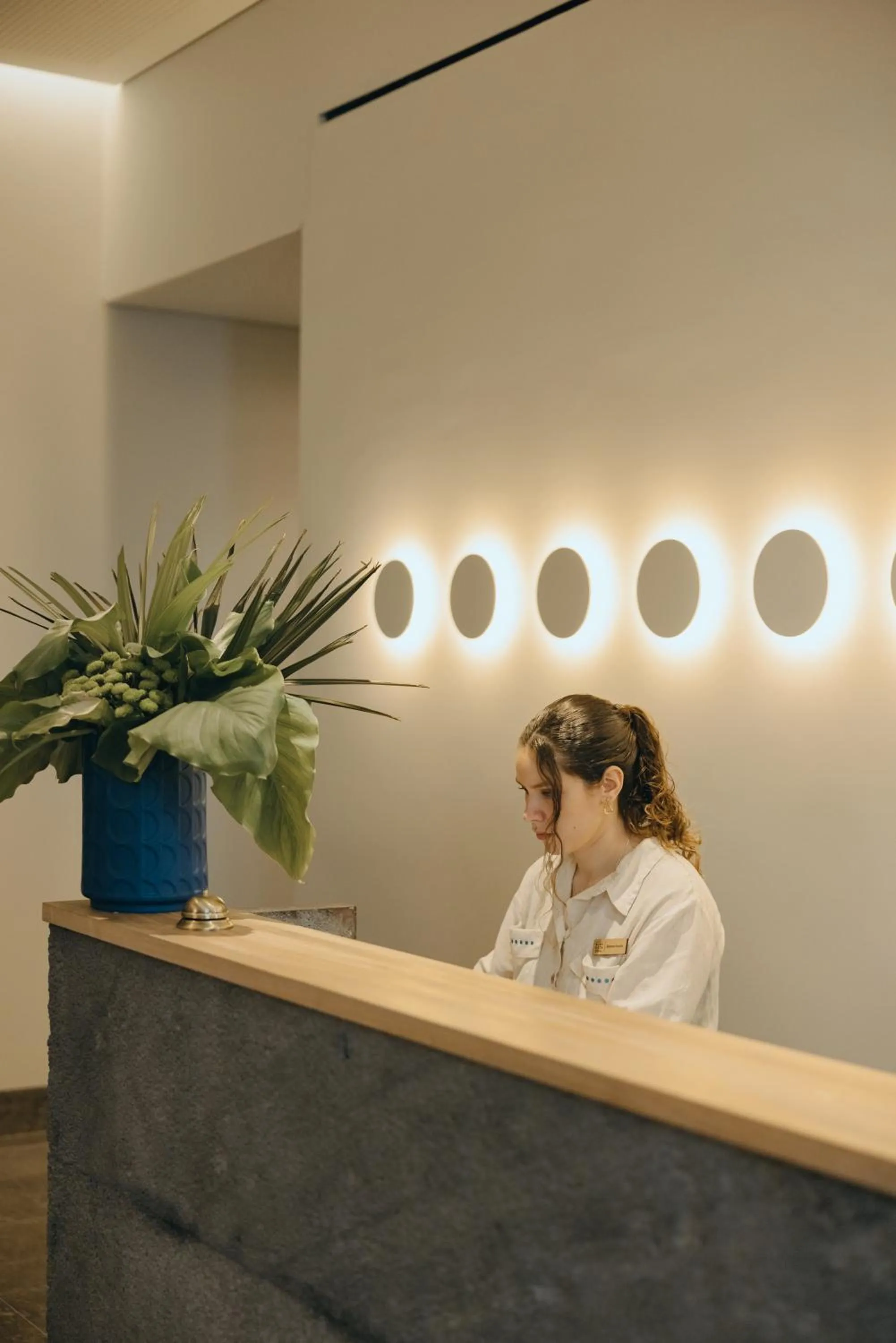 Lobby or reception in NINE DOTS Azorean Art Boutique Hotel