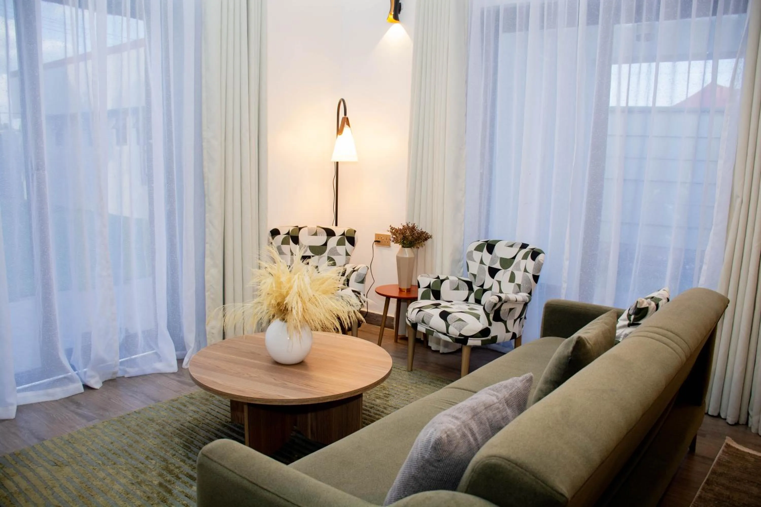 Seating area in Blueberry Villas