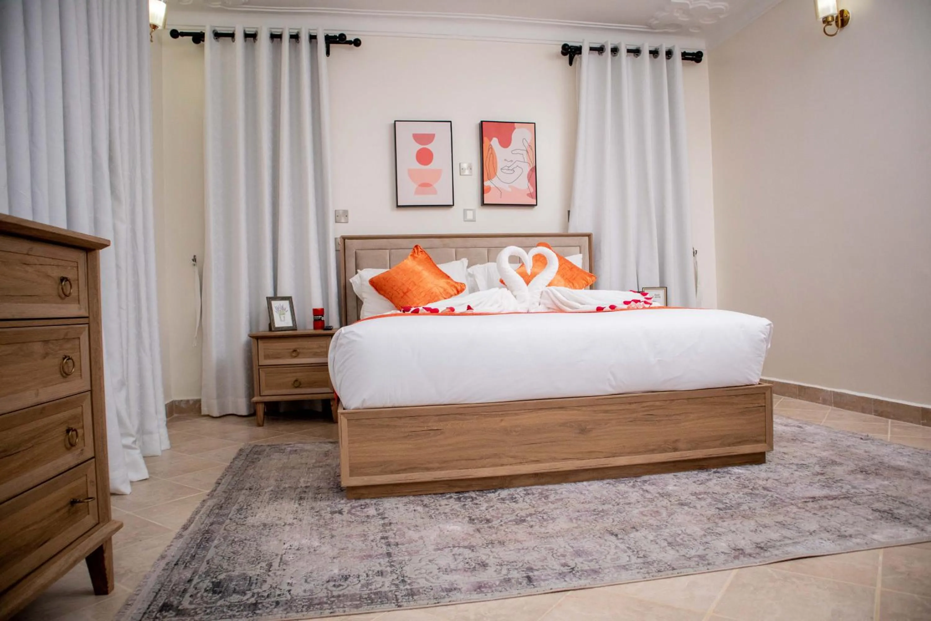 Bed in Blueberry Villas