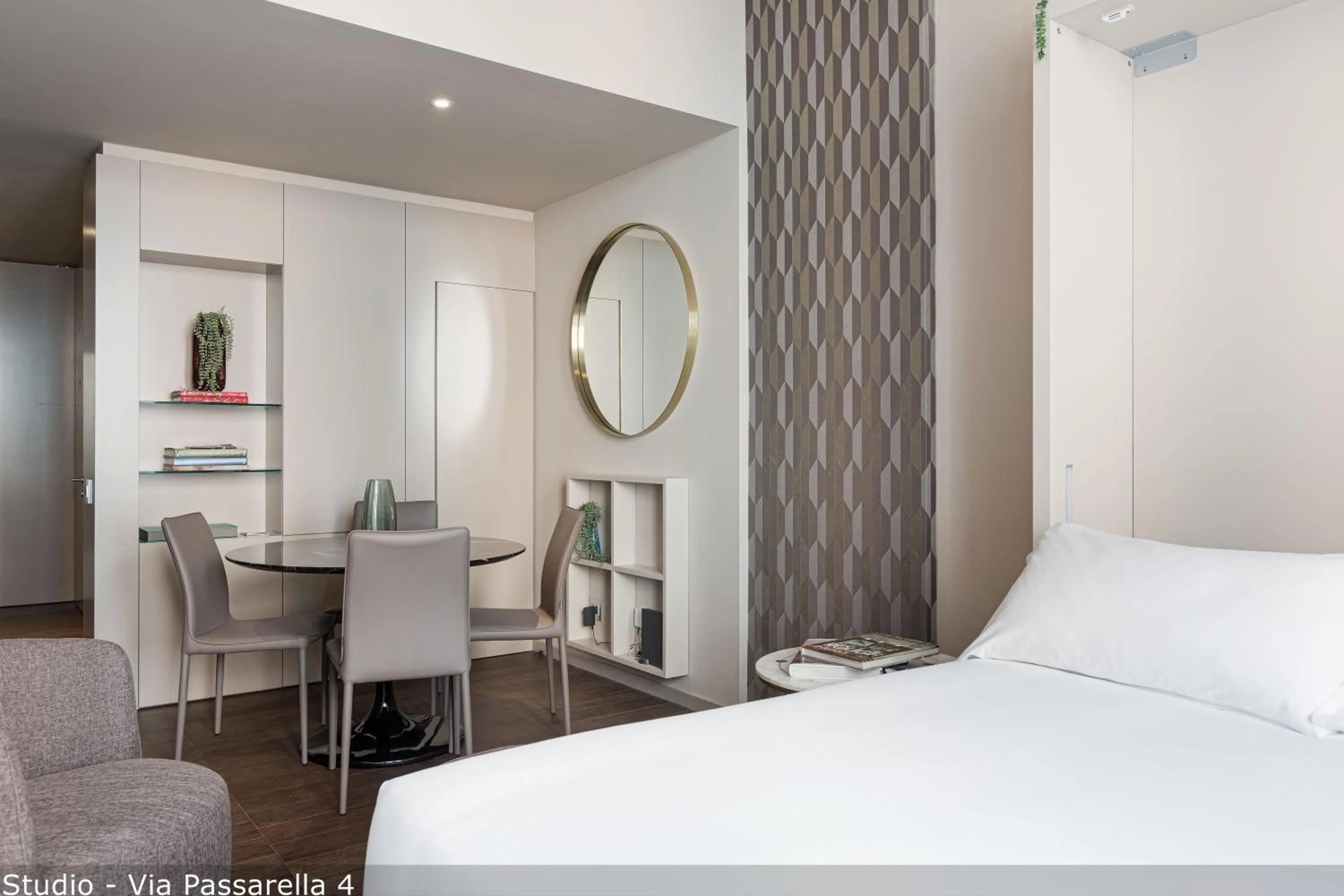 Bed in Brera Apartments in San Babila