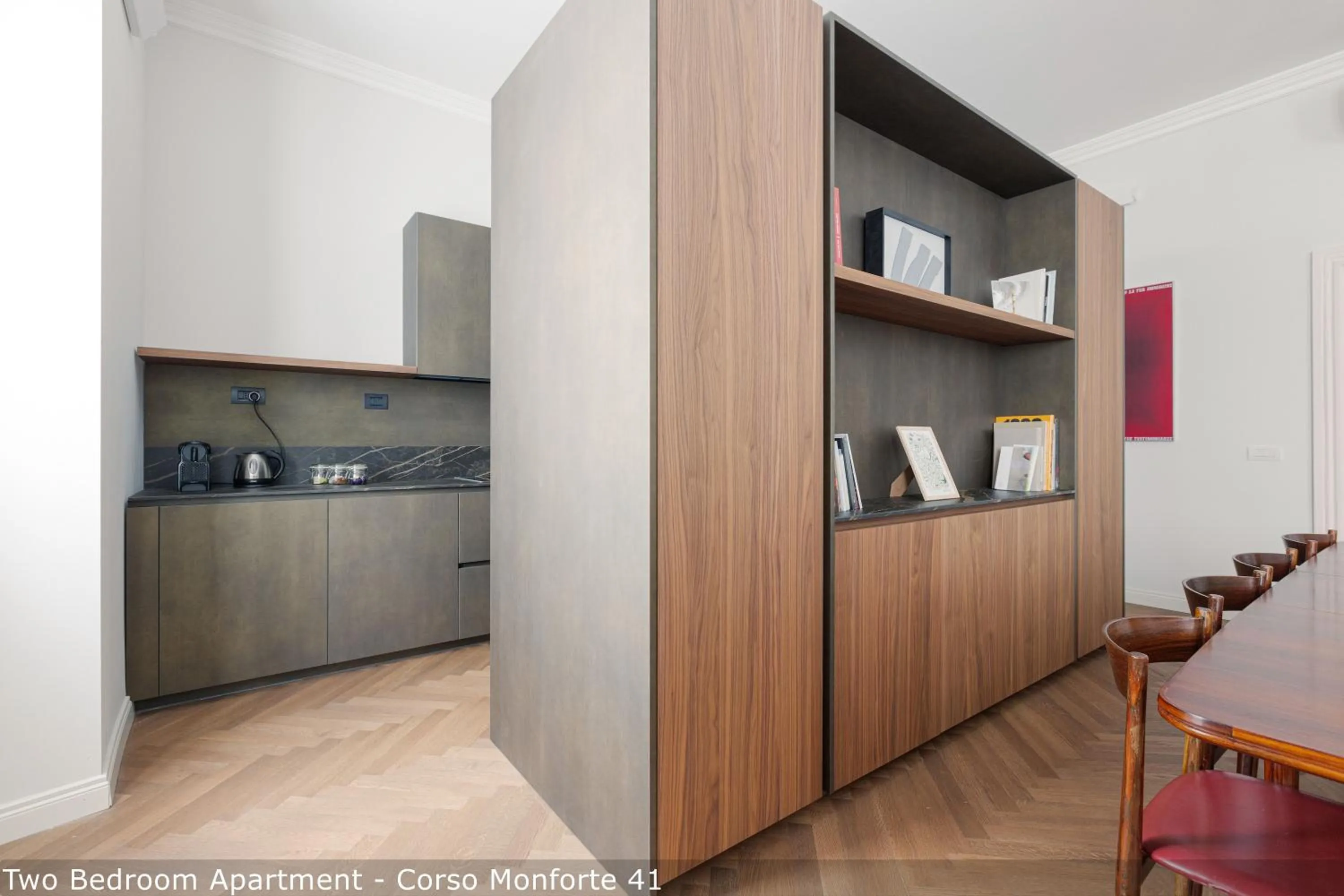 Kitchen or kitchenette in Brera Apartments in San Babila