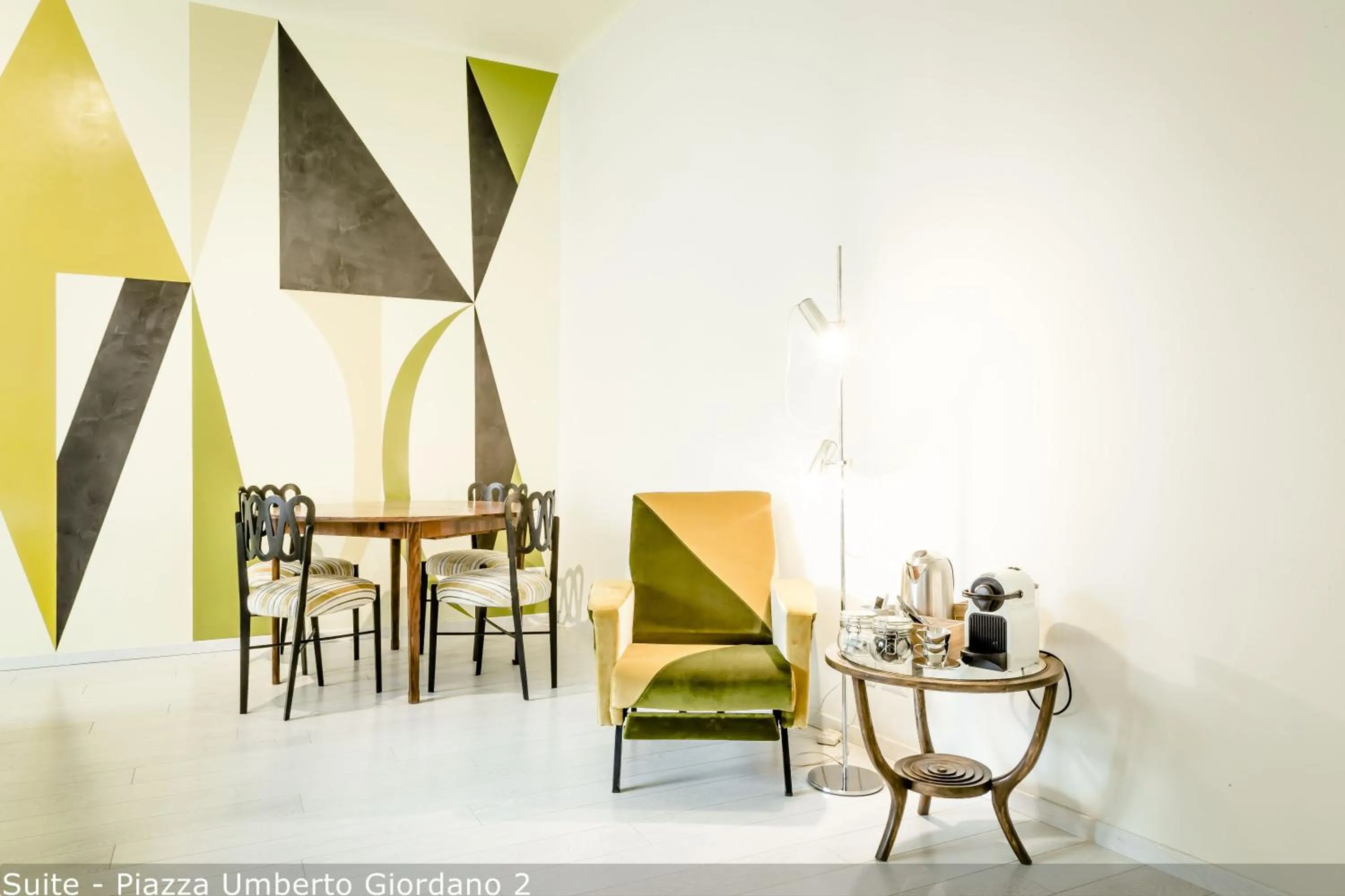 Living room in Brera Apartments in San Babila