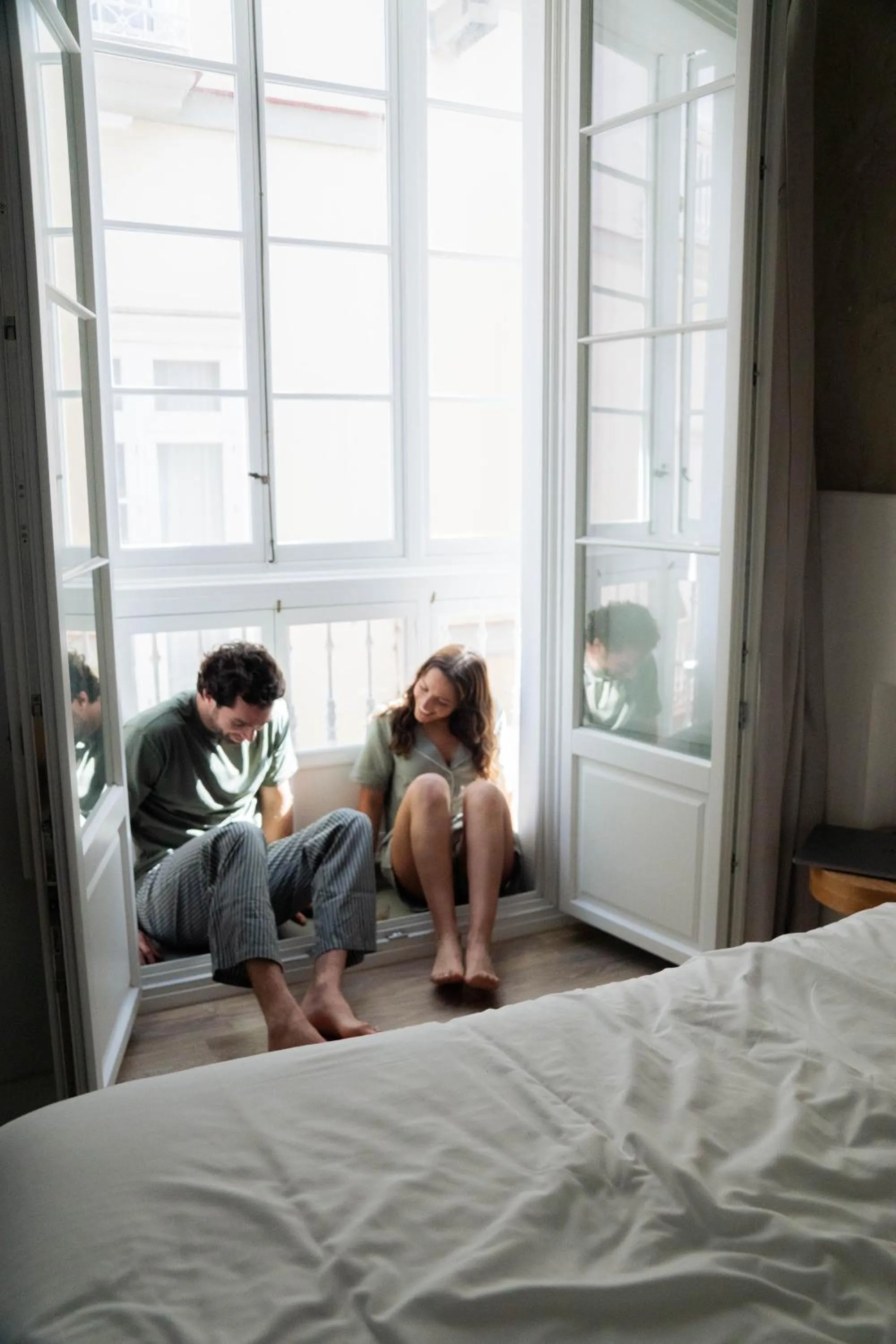 Balcony/Terrace, Bed in BYPILLOW Casa Gades