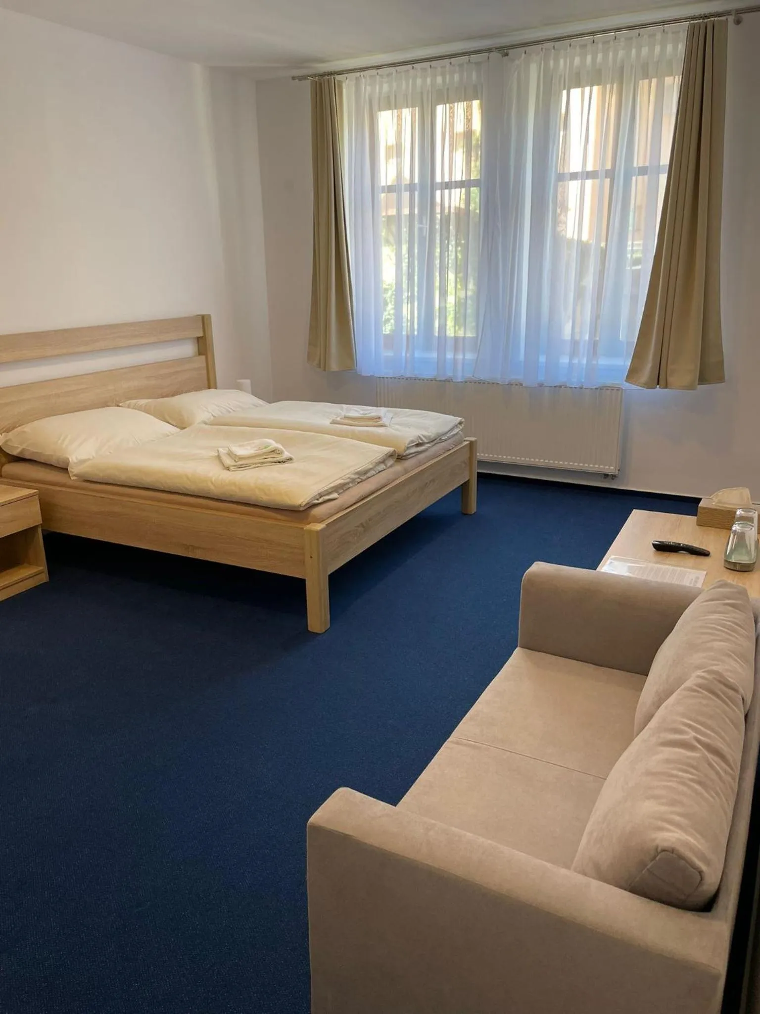 Bedroom, Bed in Hotel U města Prahy Náchod