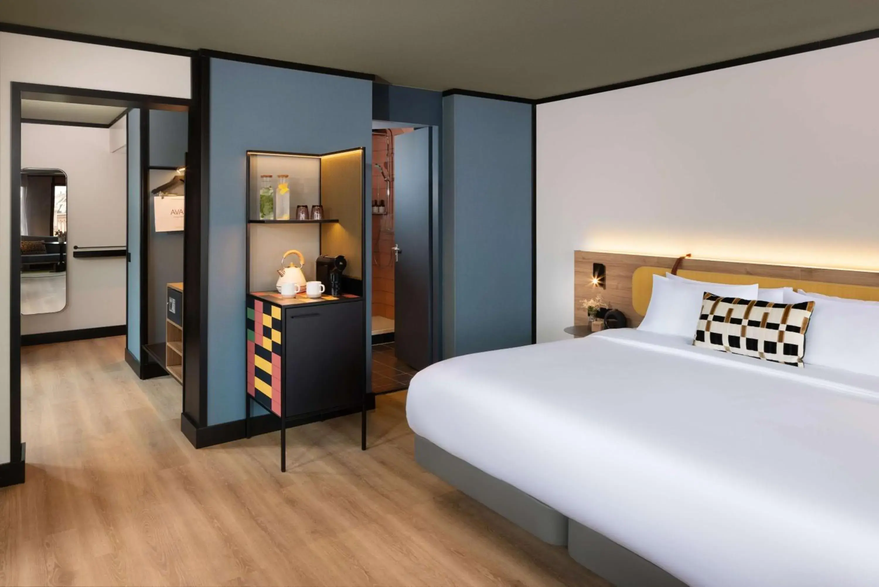 Bedroom, Bed in Avani Museum Quarter Amsterdam Hotel Bedroom, Bed in Avani Museum Quarter Amsterdam Hotel