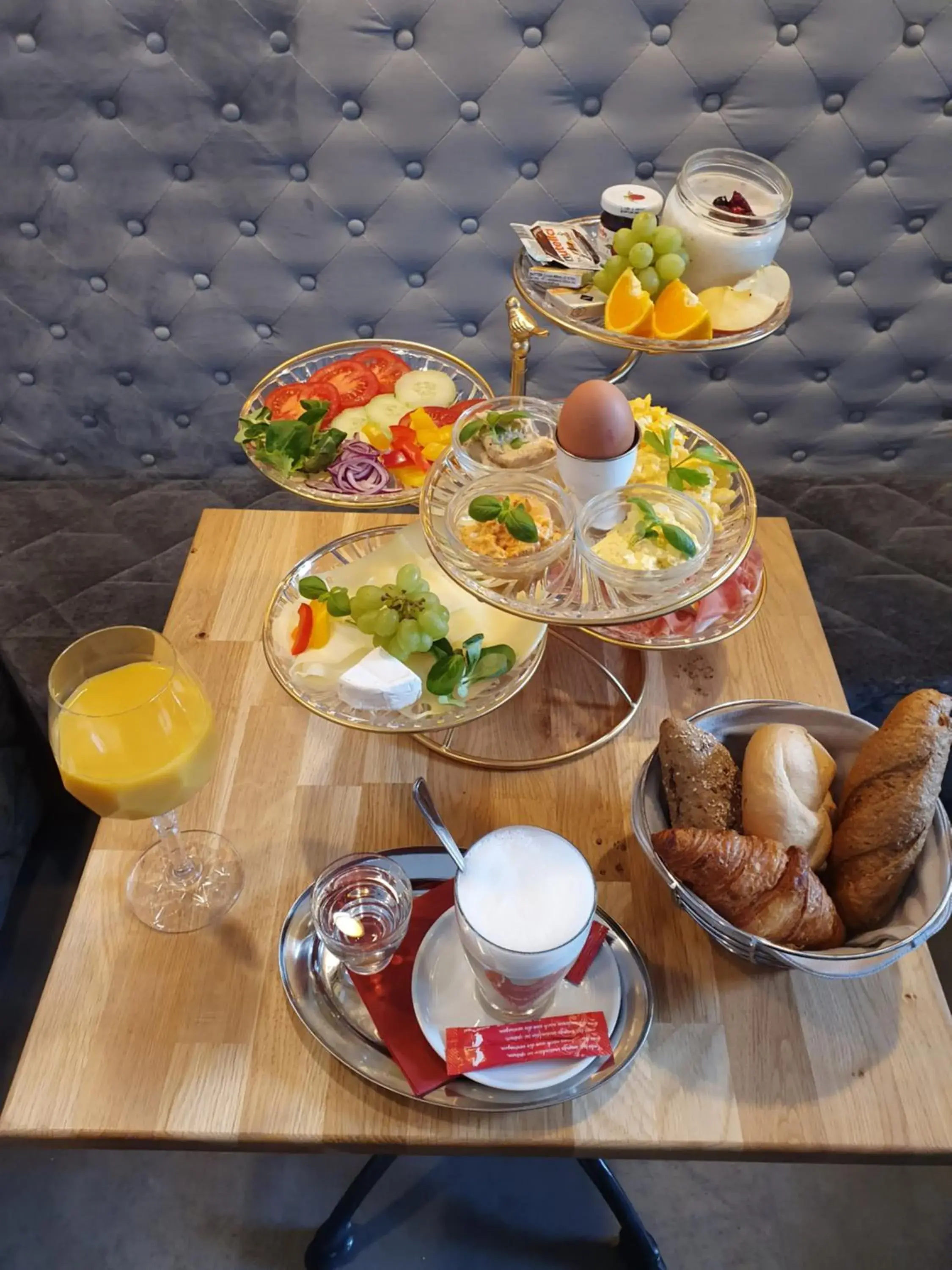 Continental breakfast in Urban Boutique Hotel Continental breakfast in Urban Boutique Hotel