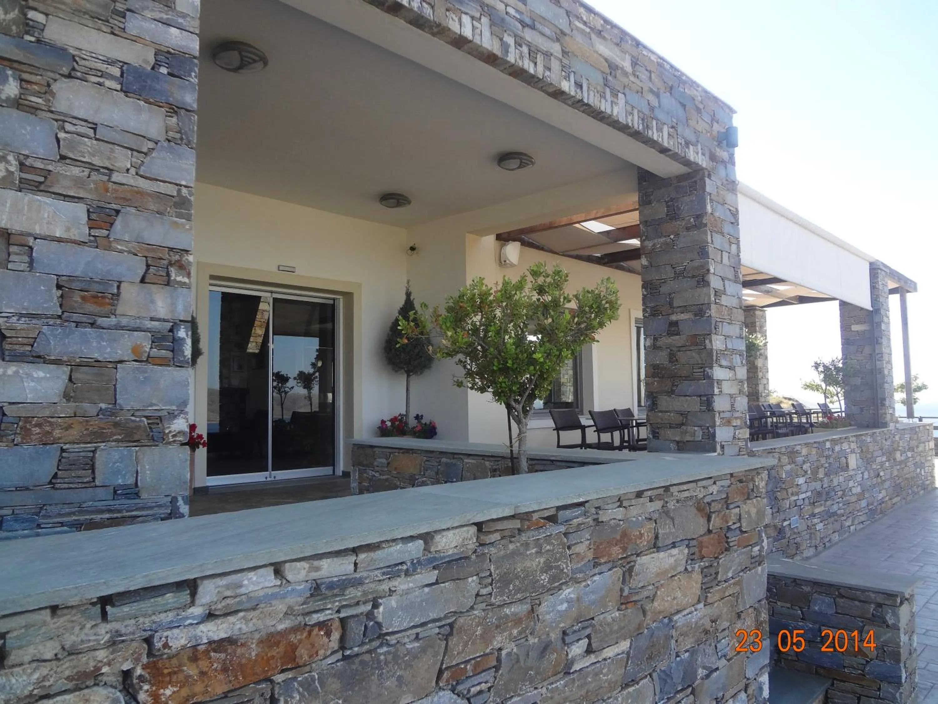 Facade/entrance in Aegea Hotel