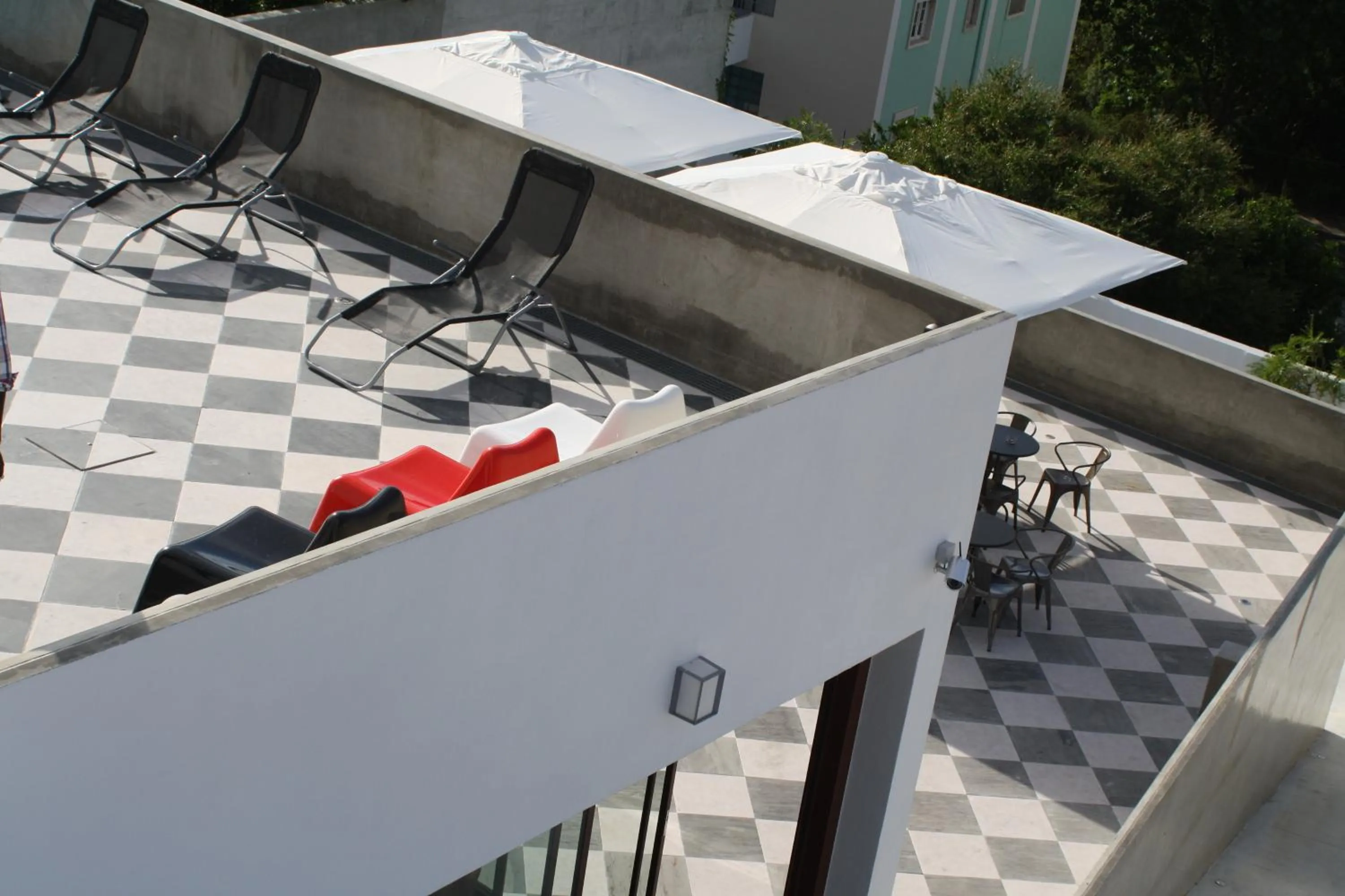 Balcony/Terrace in N1 Hostel Apartments and Suites
