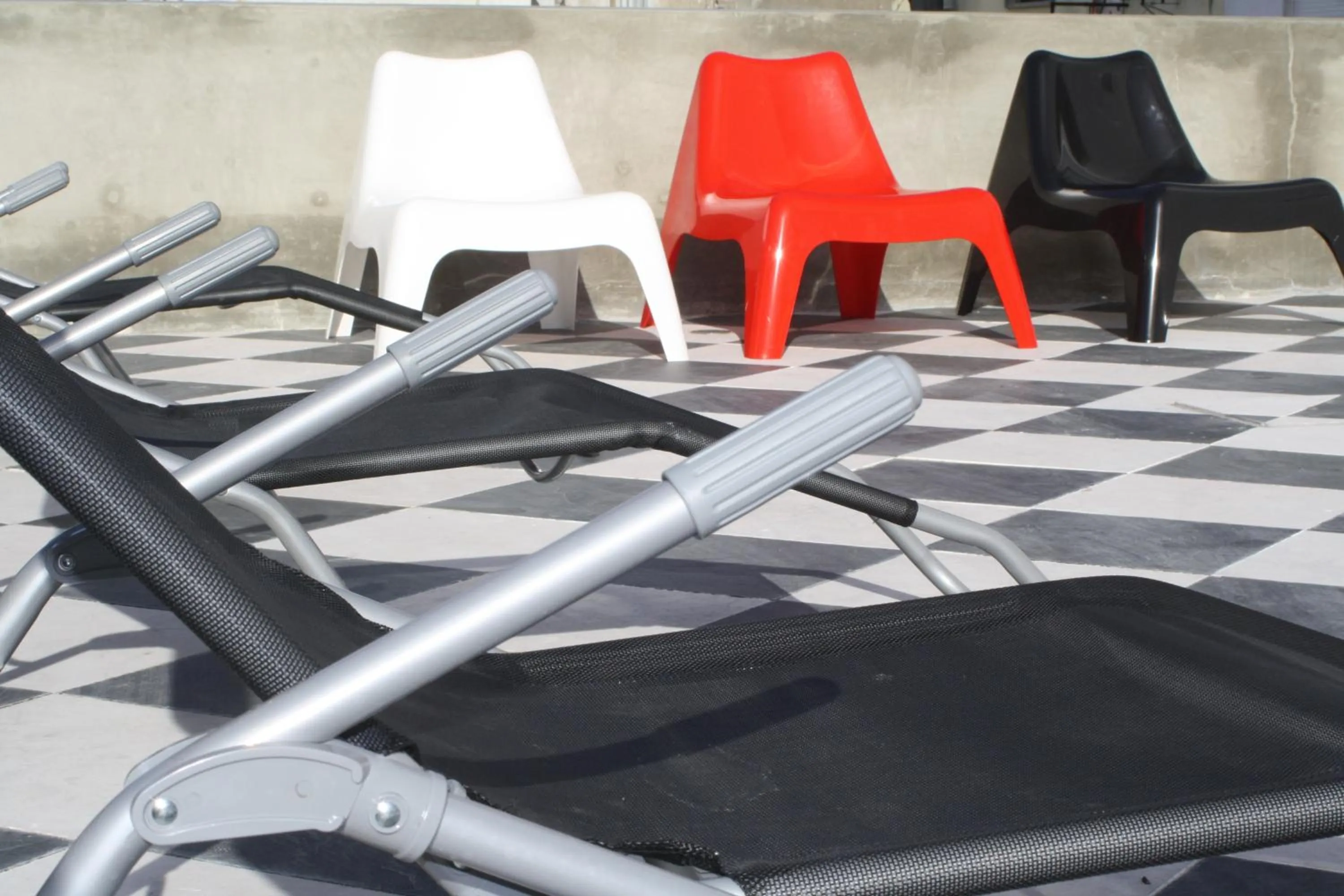 Balcony/Terrace in N1 Hostel Apartments and Suites