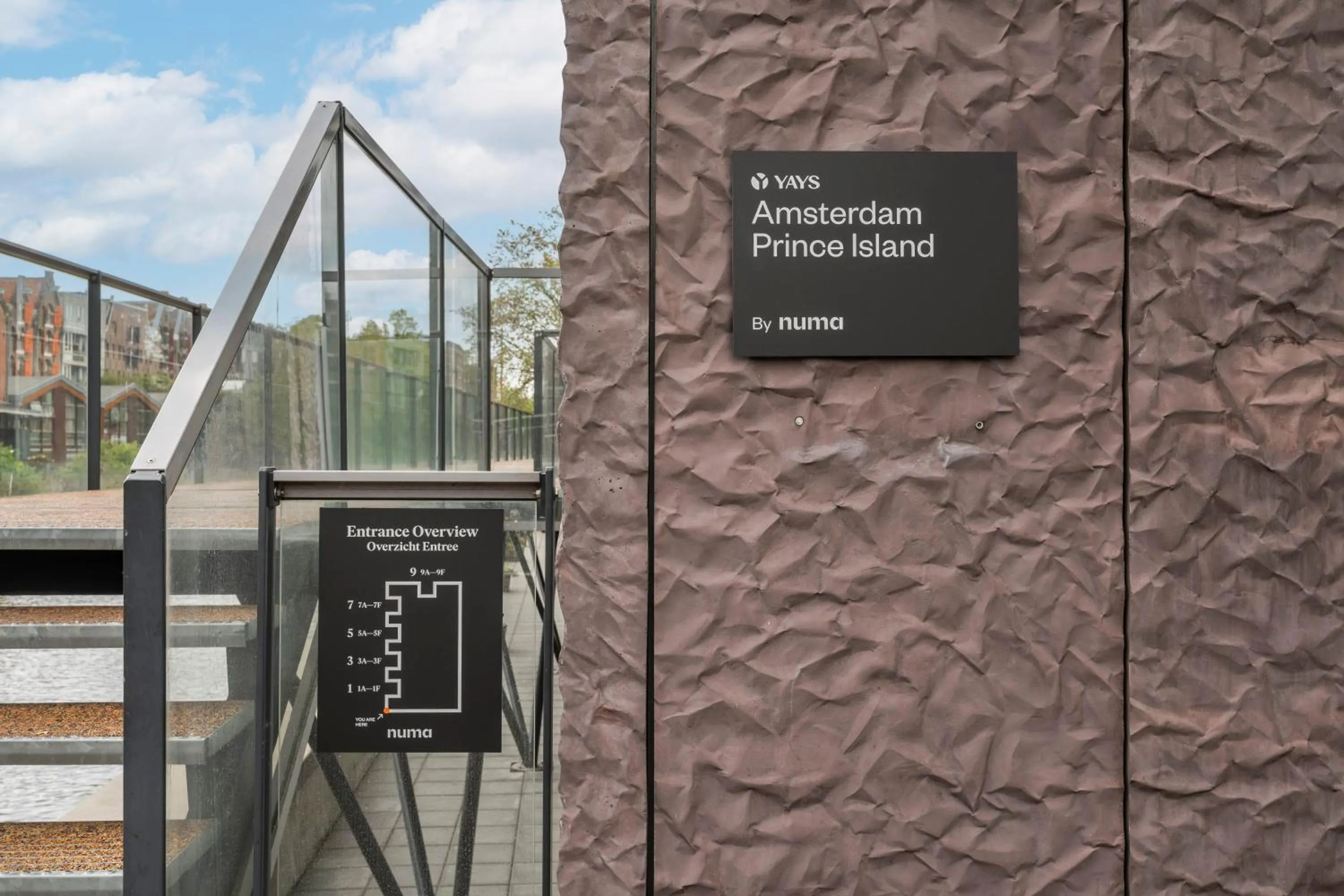 Logo/Certificate/Sign in YAYS Amsterdam Prince Island by Numa