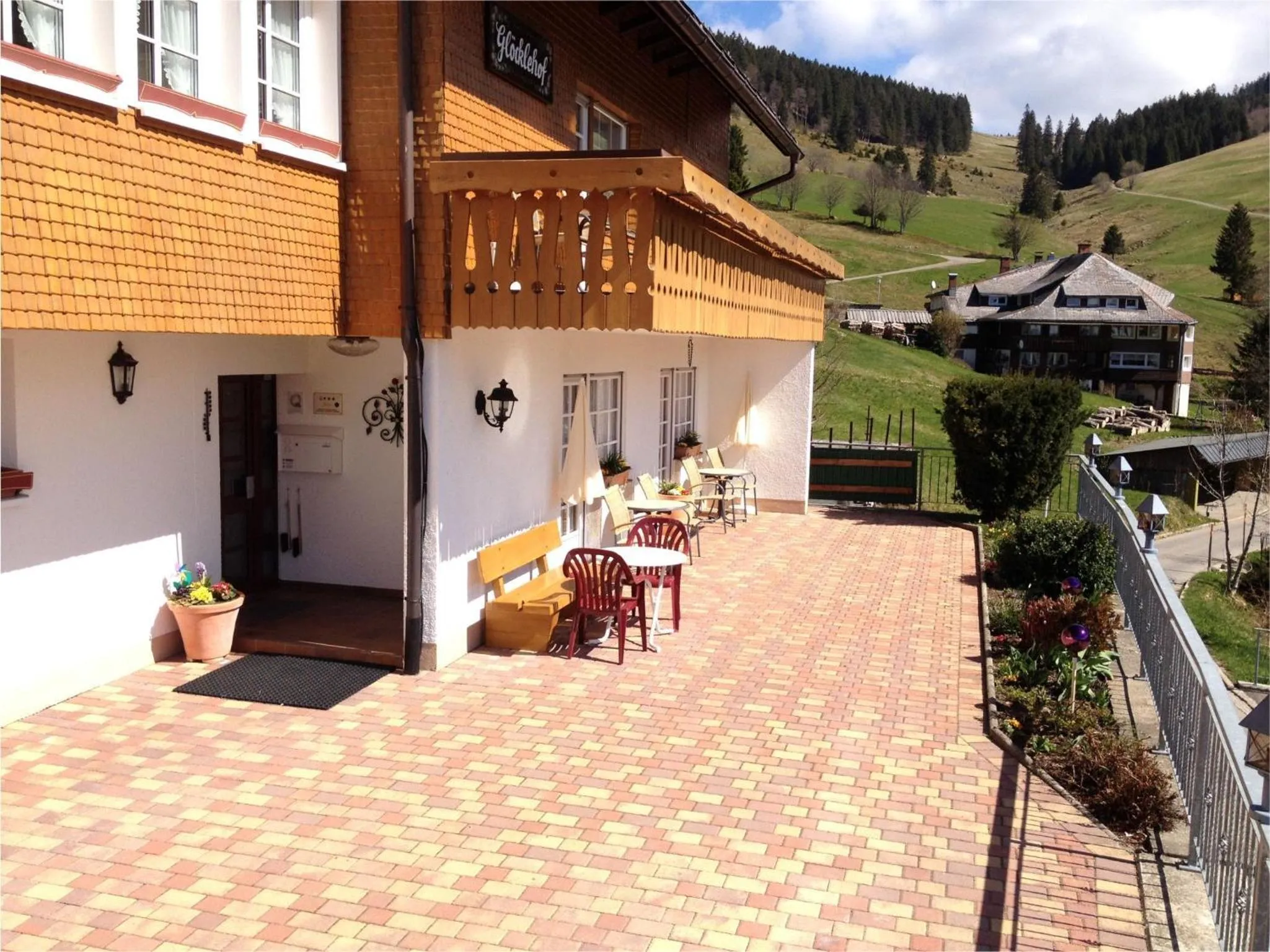 Facade/entrance in Pension Glöcklehof