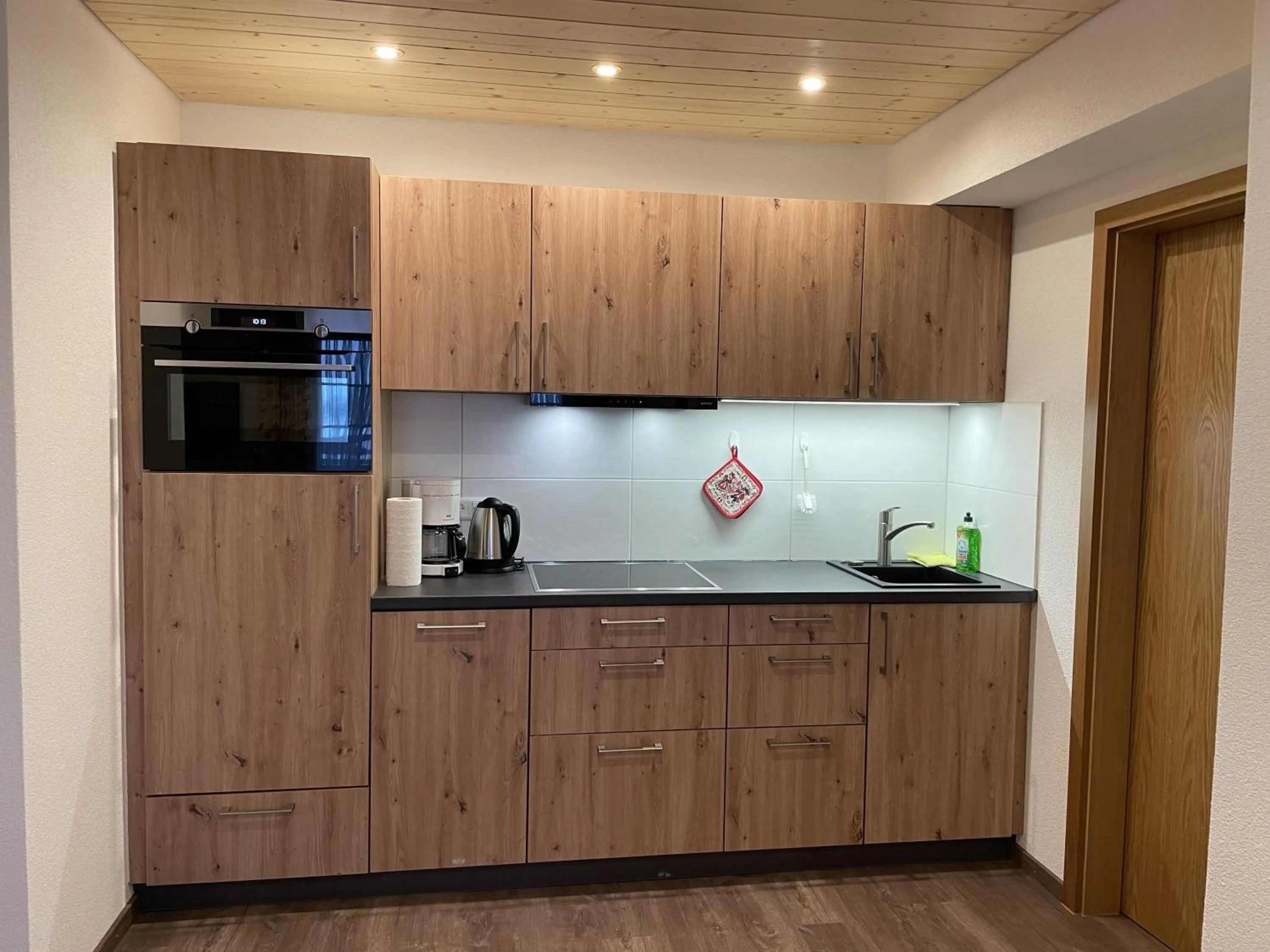 Kitchen or kitchenette in Pension Glöcklehof