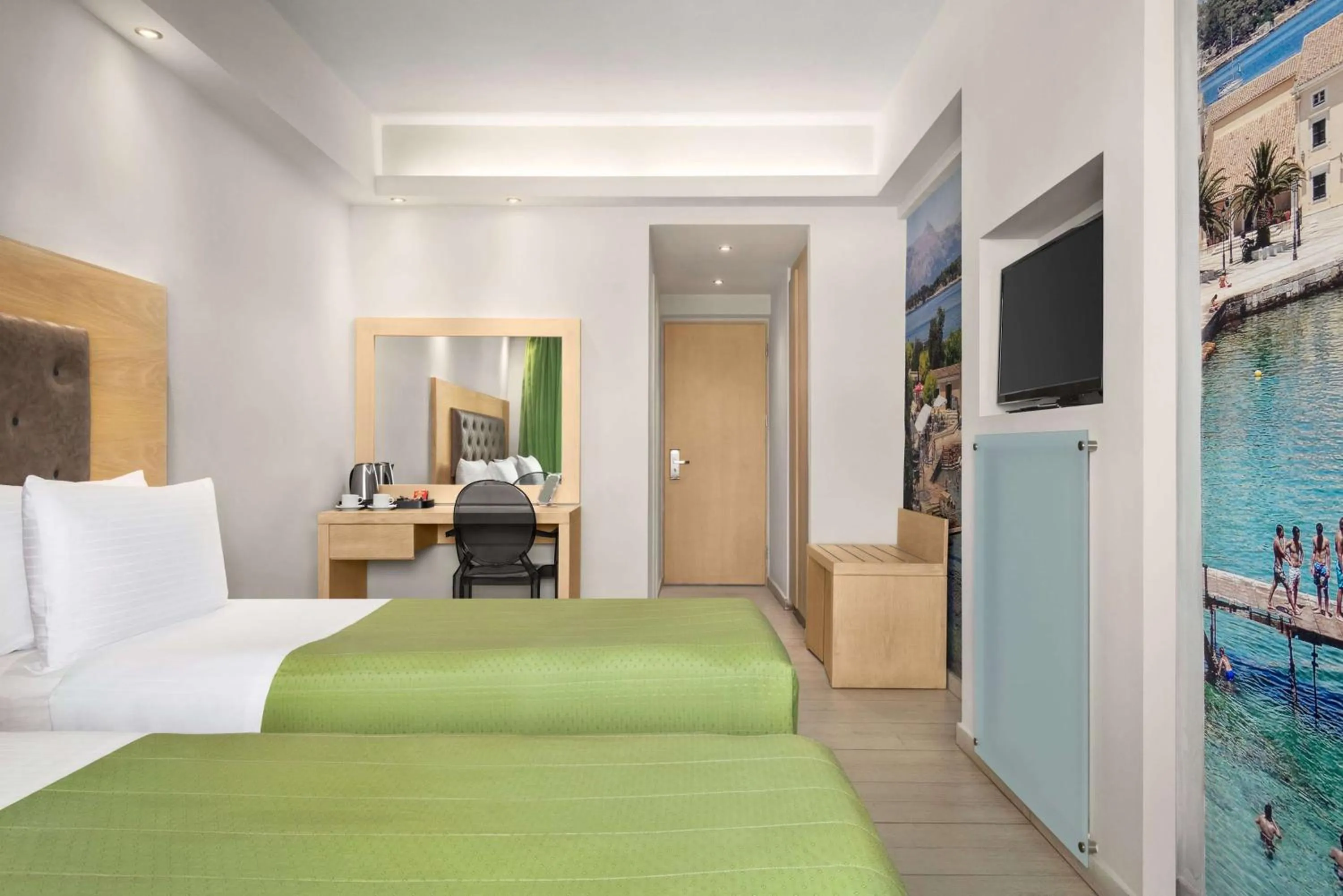 Photo of the whole room, Bed in TRYP by Wyndham Corfu Dassia