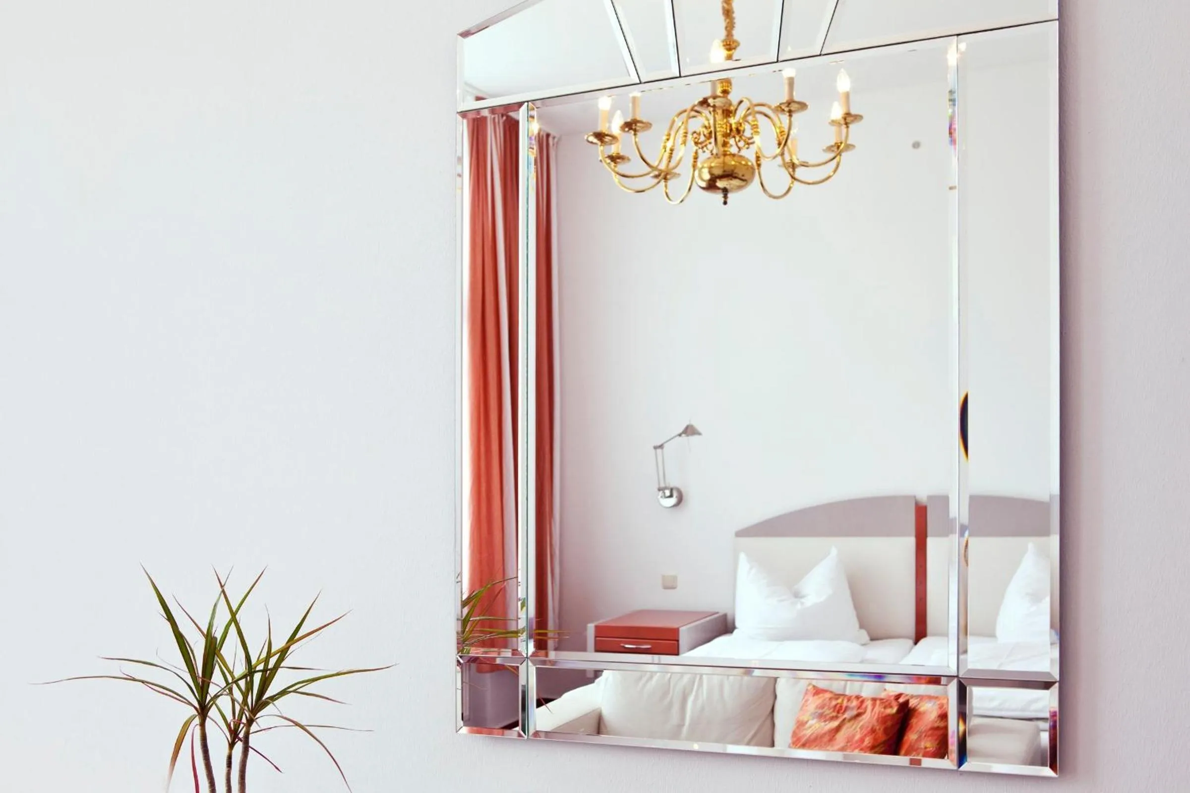 Decorative detail, Bed in Hotel Adler