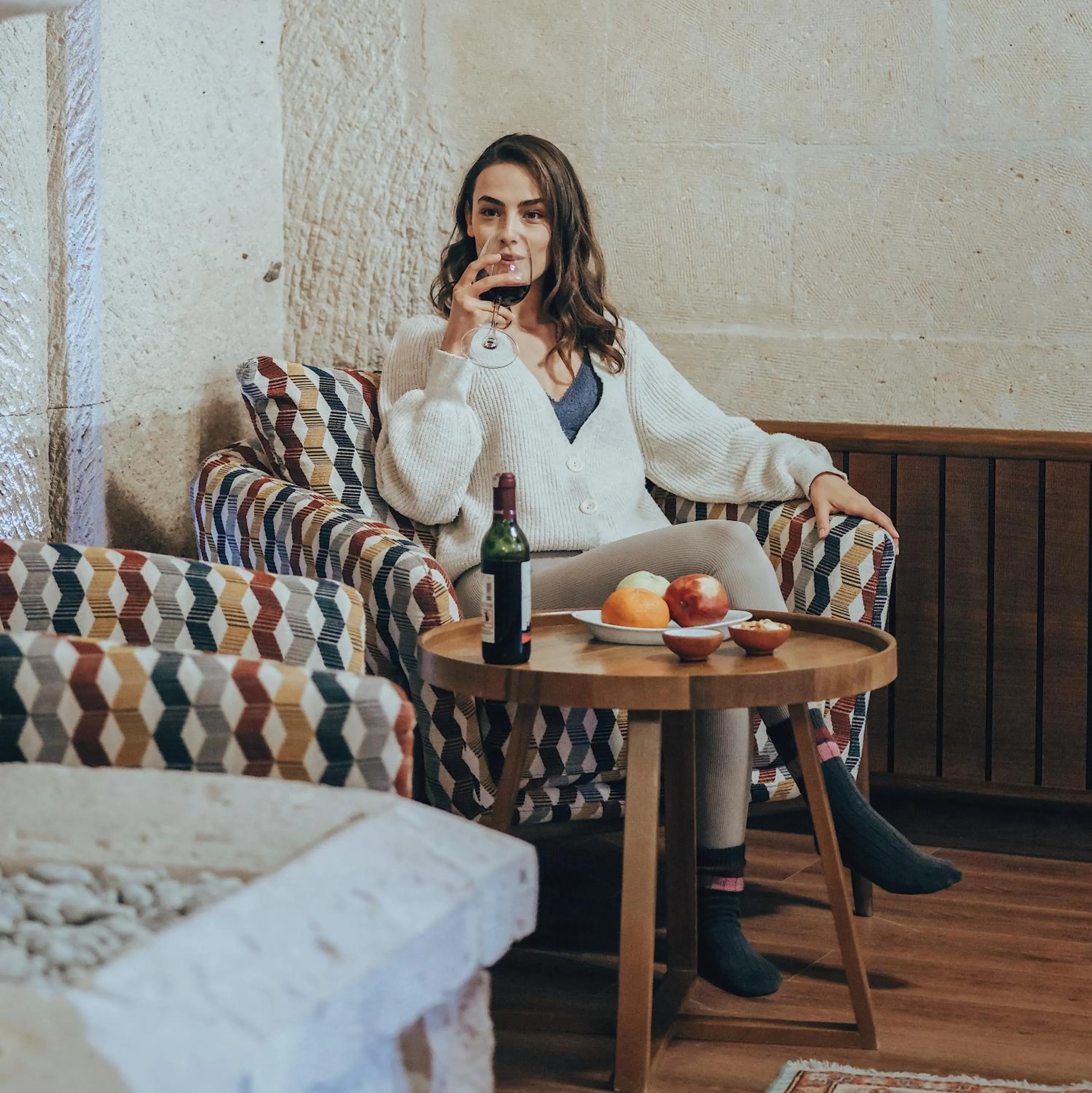 Living room in Mimi Cappadocia Luxury Cave Hotel