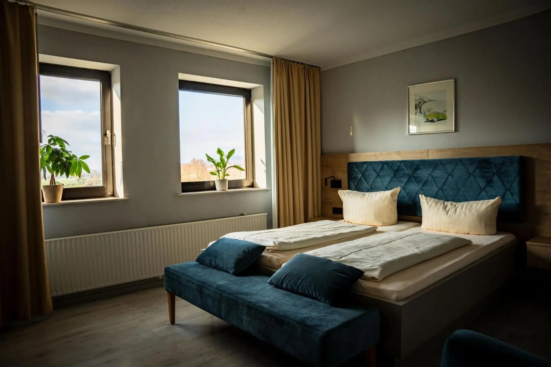 Bed in Hotel Brückentor