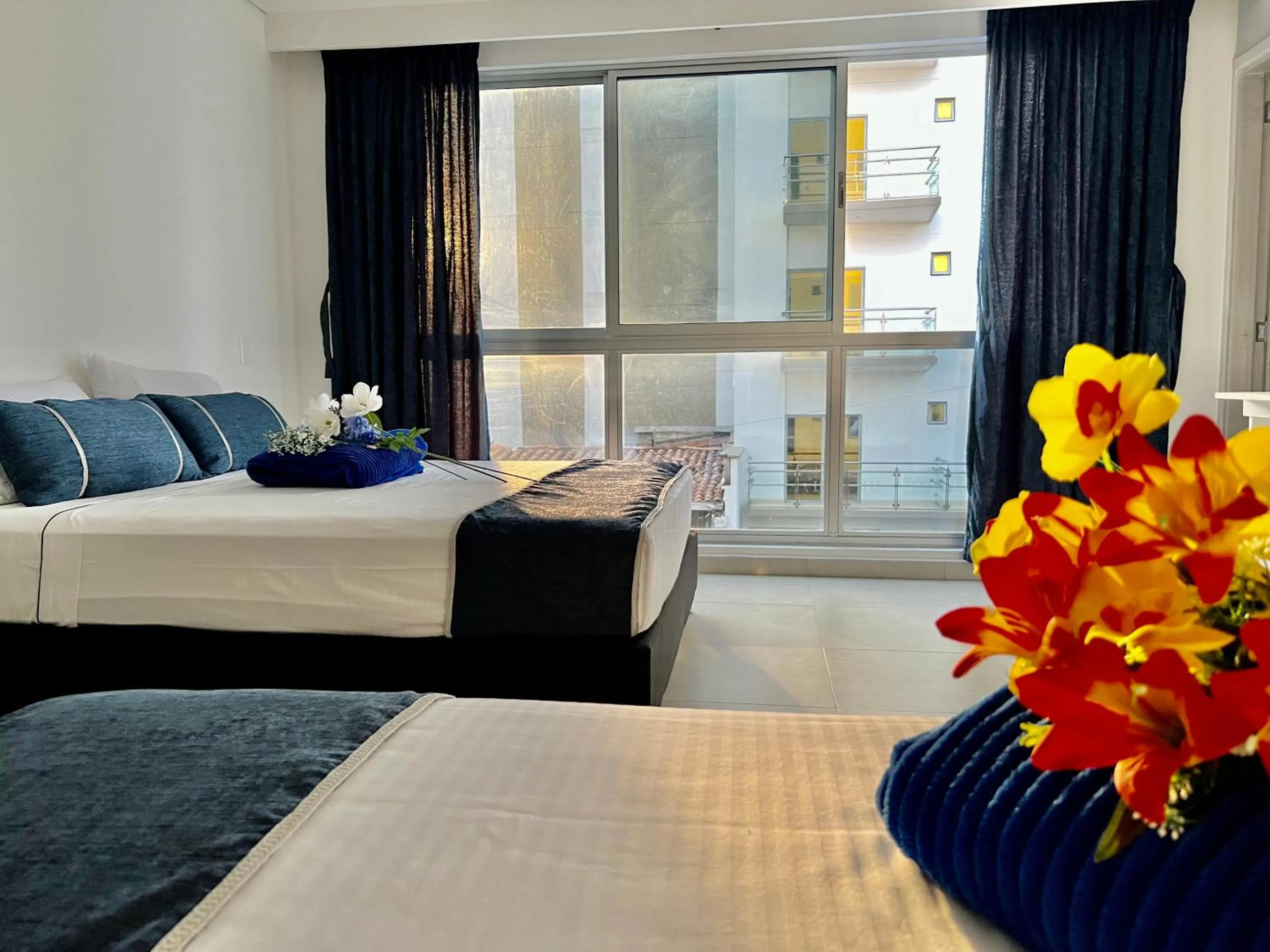 Bed in El Oscar Hotel