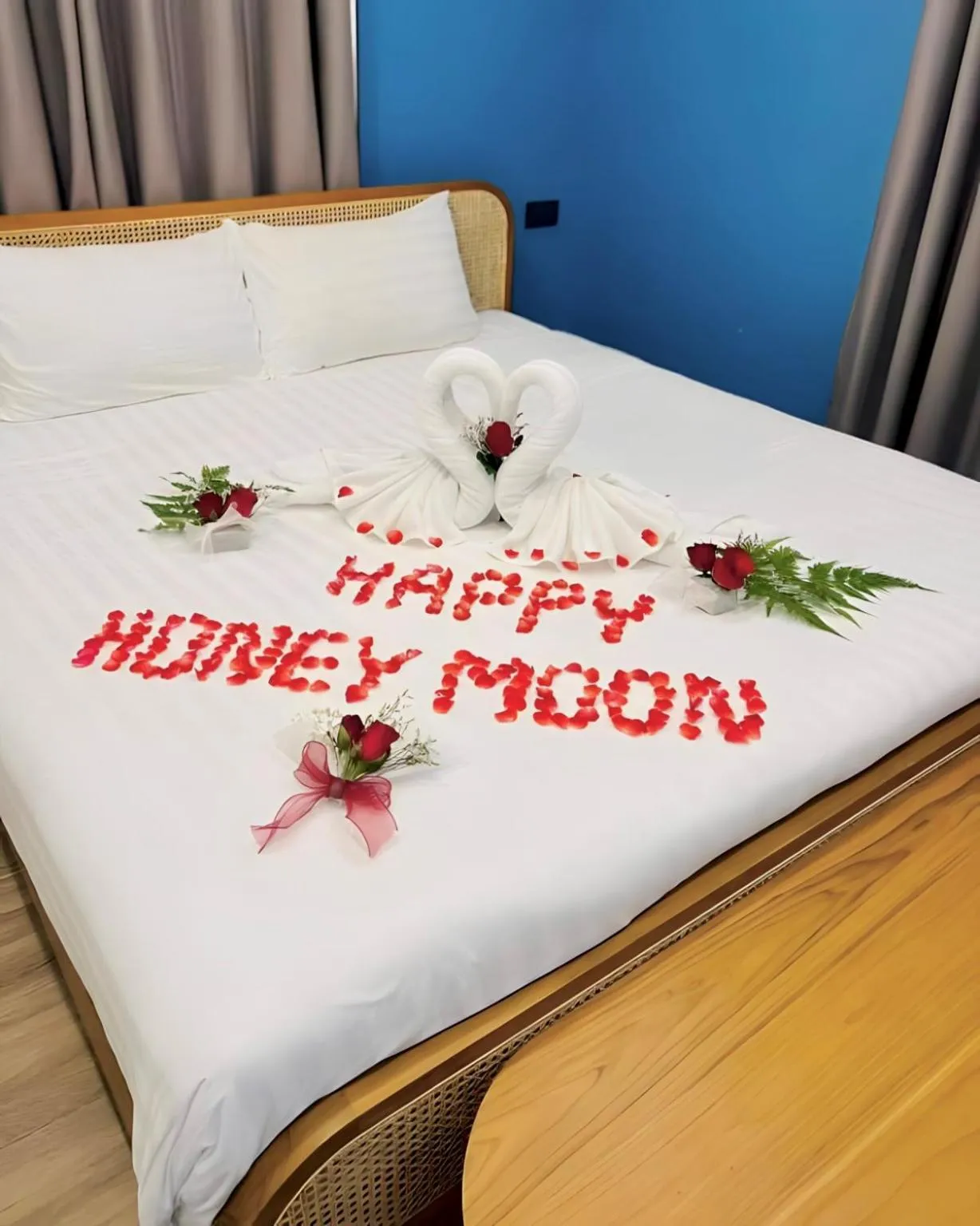 Bed in PAN Beachfront Resort Krabi