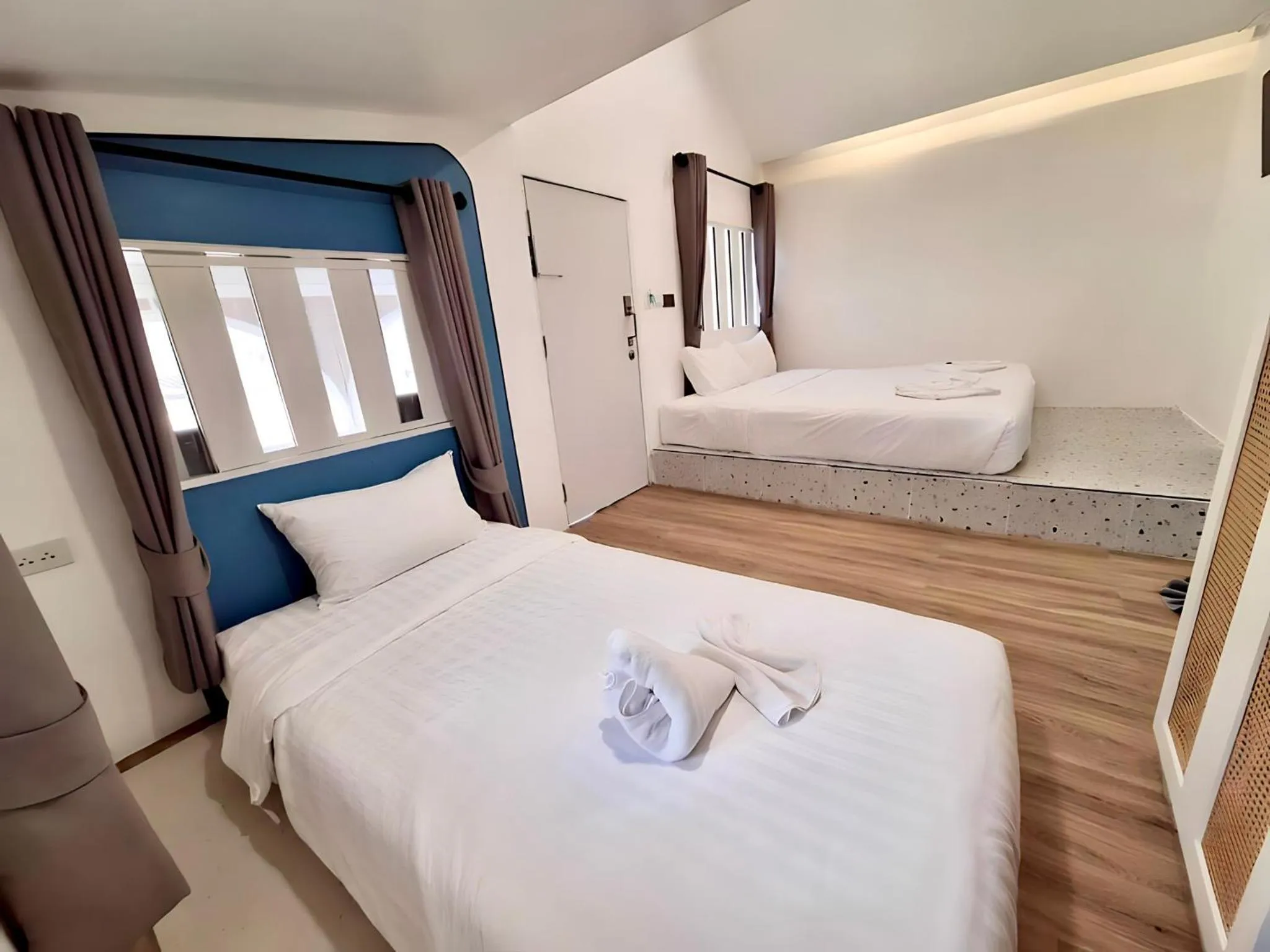 Bed in PAN Beachfront Resort Krabi