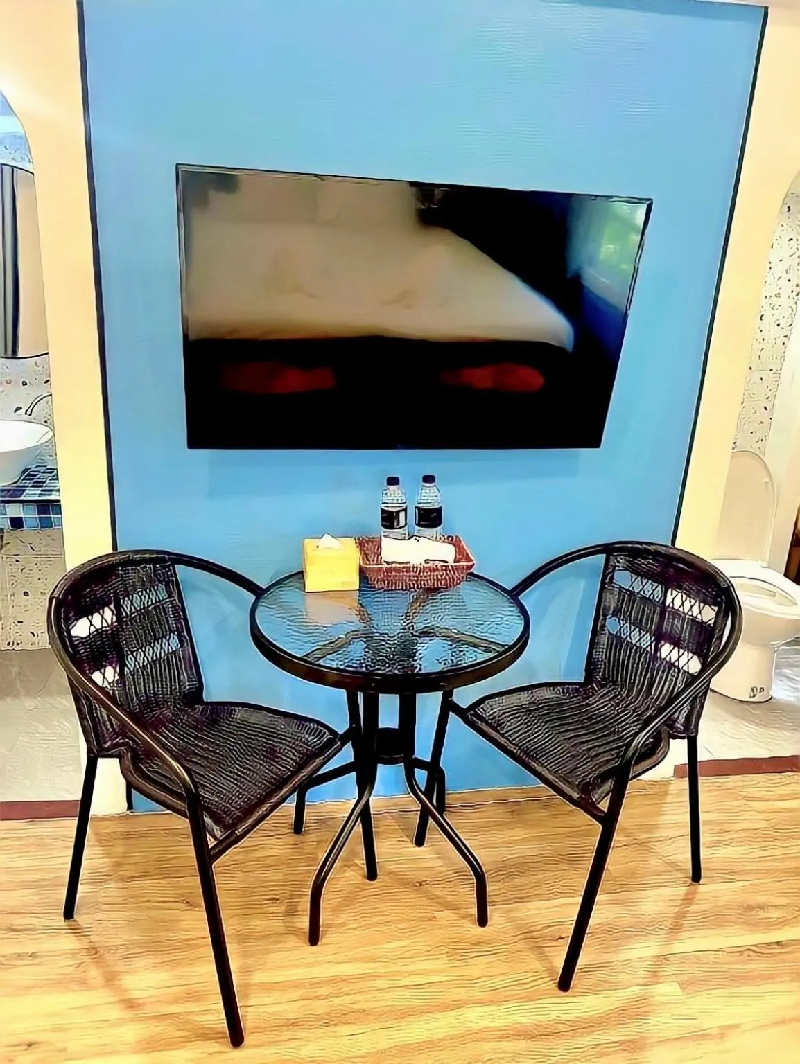 Seating area in PAN Beachfront Resort Krabi