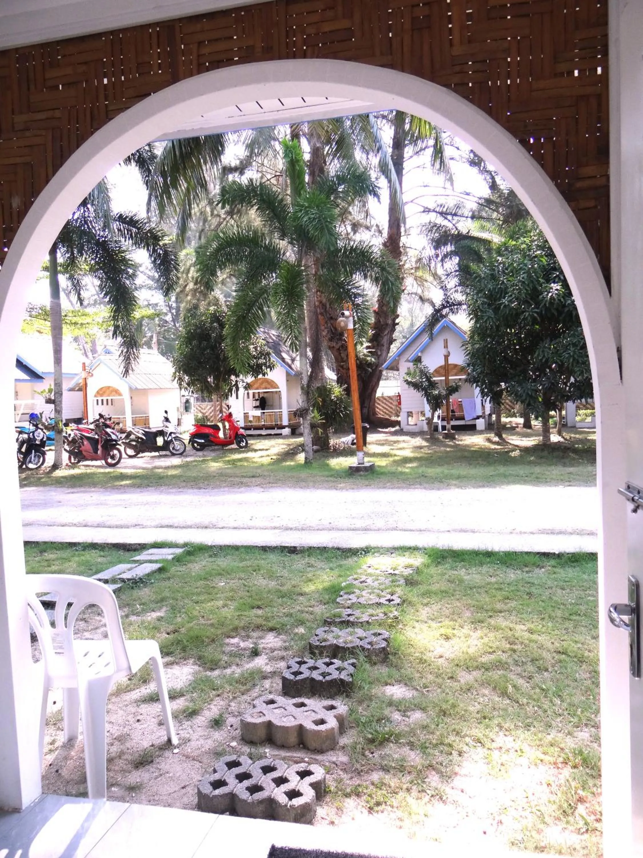 Garden view in PAN Beachfront Resort Krabi