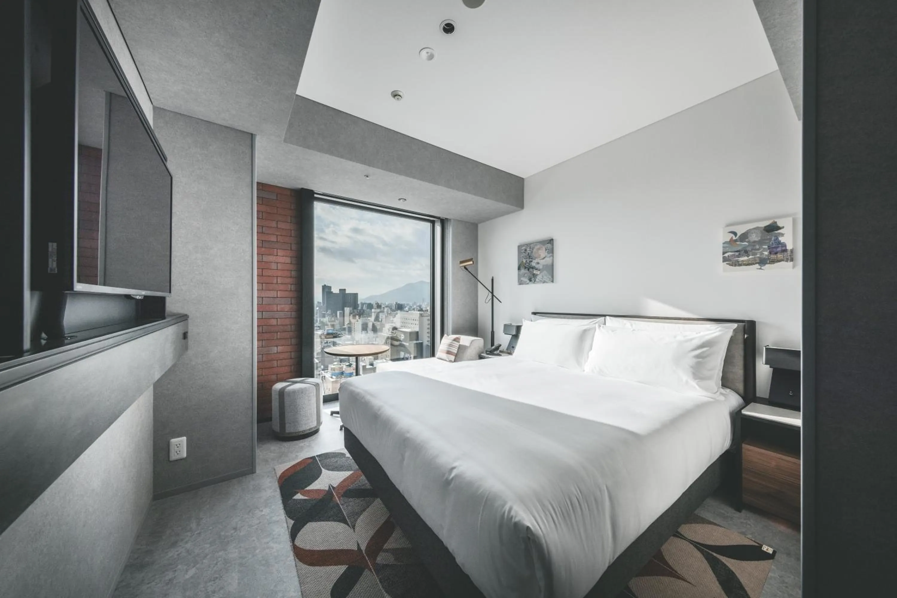 Bed in SAPPORO STREAM HOTEL