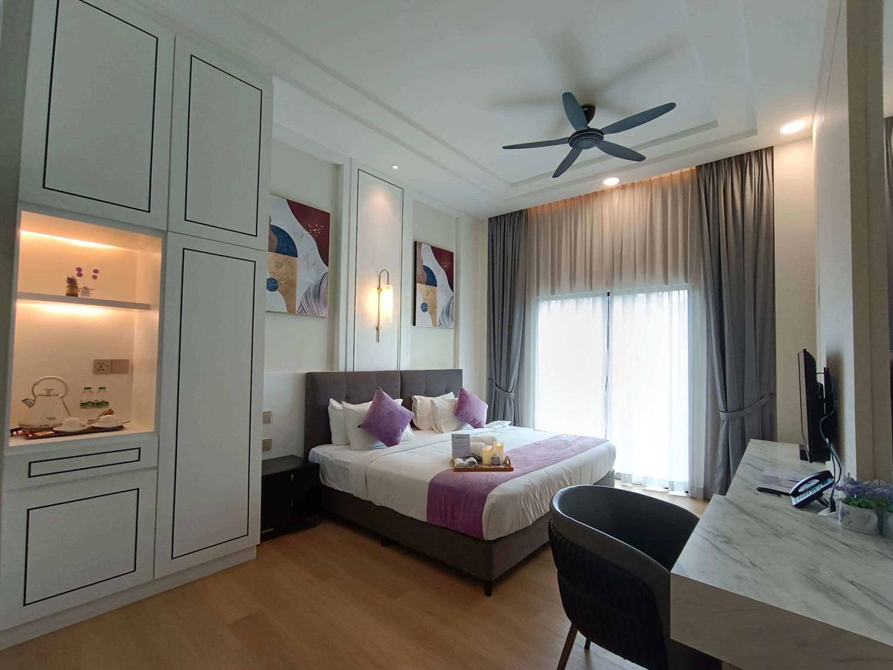 Bed in Cameron Lavender Mansion by PLAY