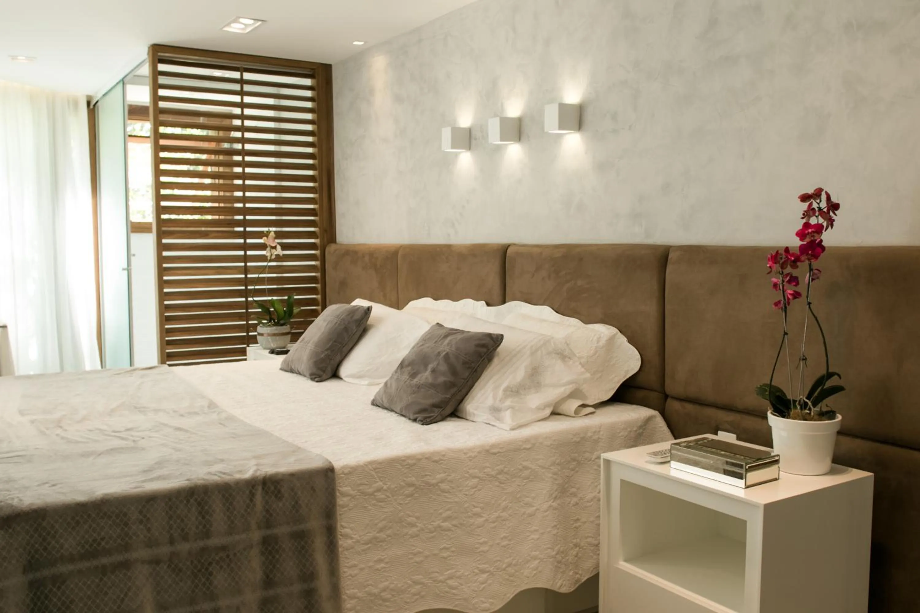 Bed in Veneza Carioca Hotel Bout