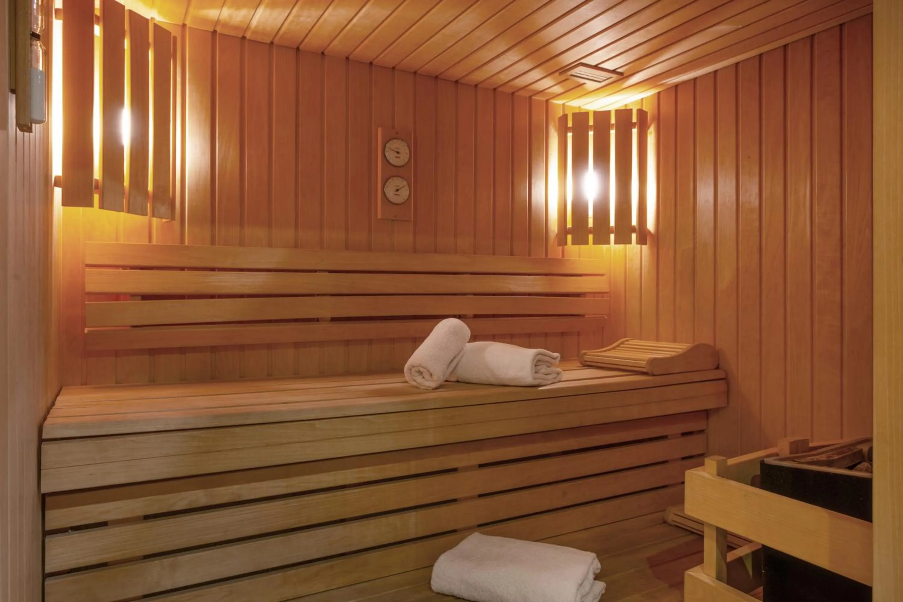 Sauna in Helussi Hôtel