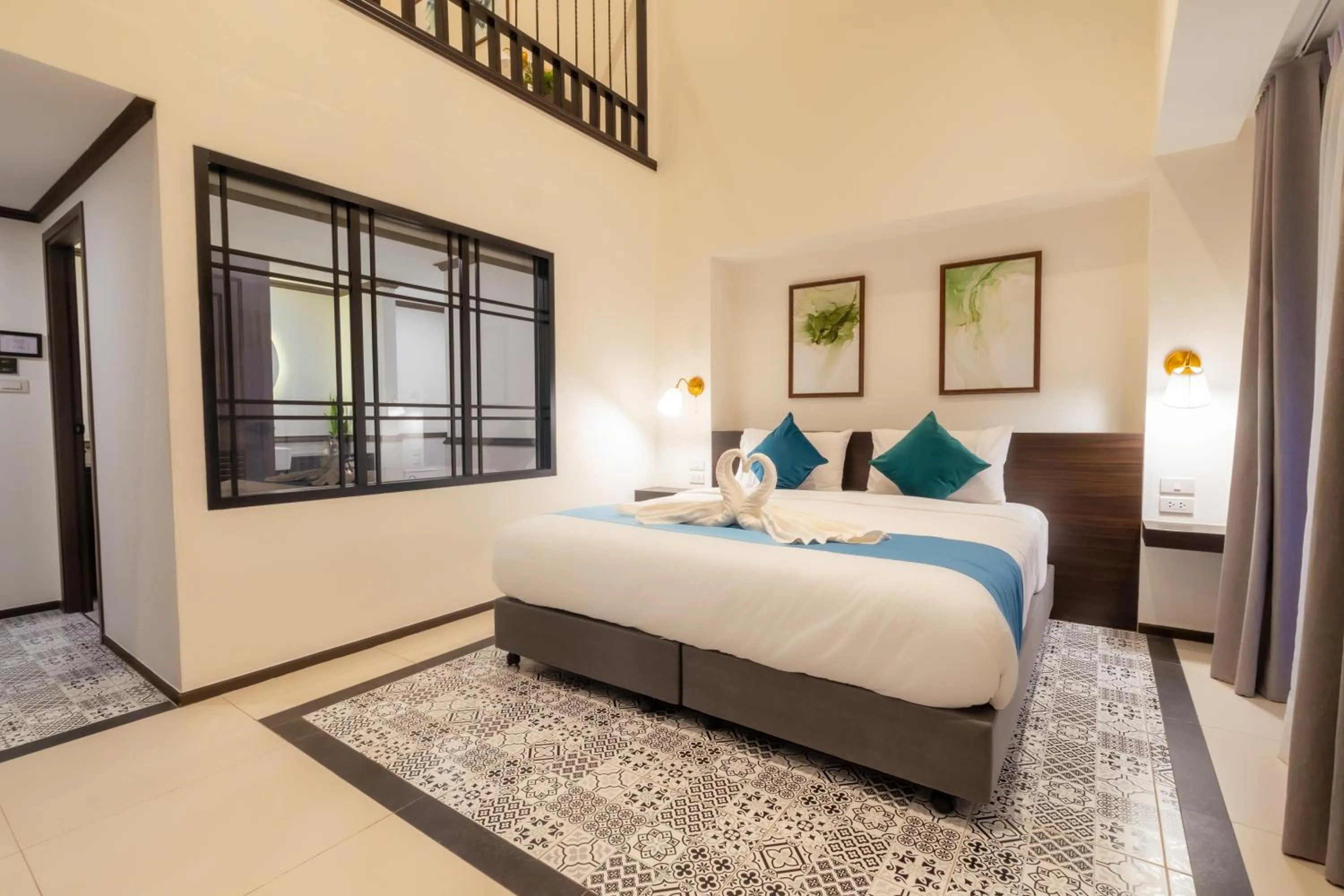 Bed in Le ville lanna Chiang Mai Gate Old Town Hotel