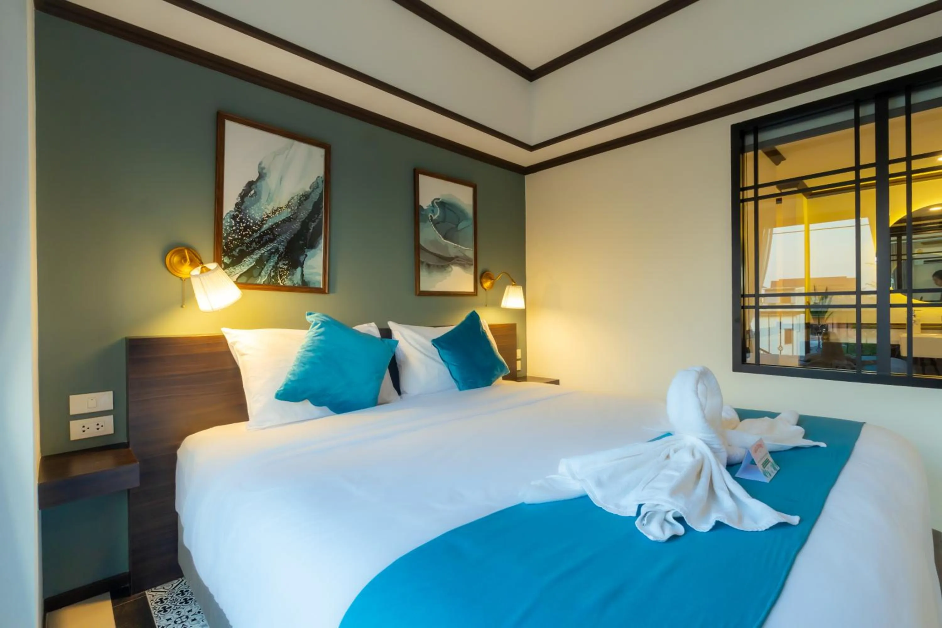 Bed in Le ville lanna Chiang Mai Gate Old Town Hotel