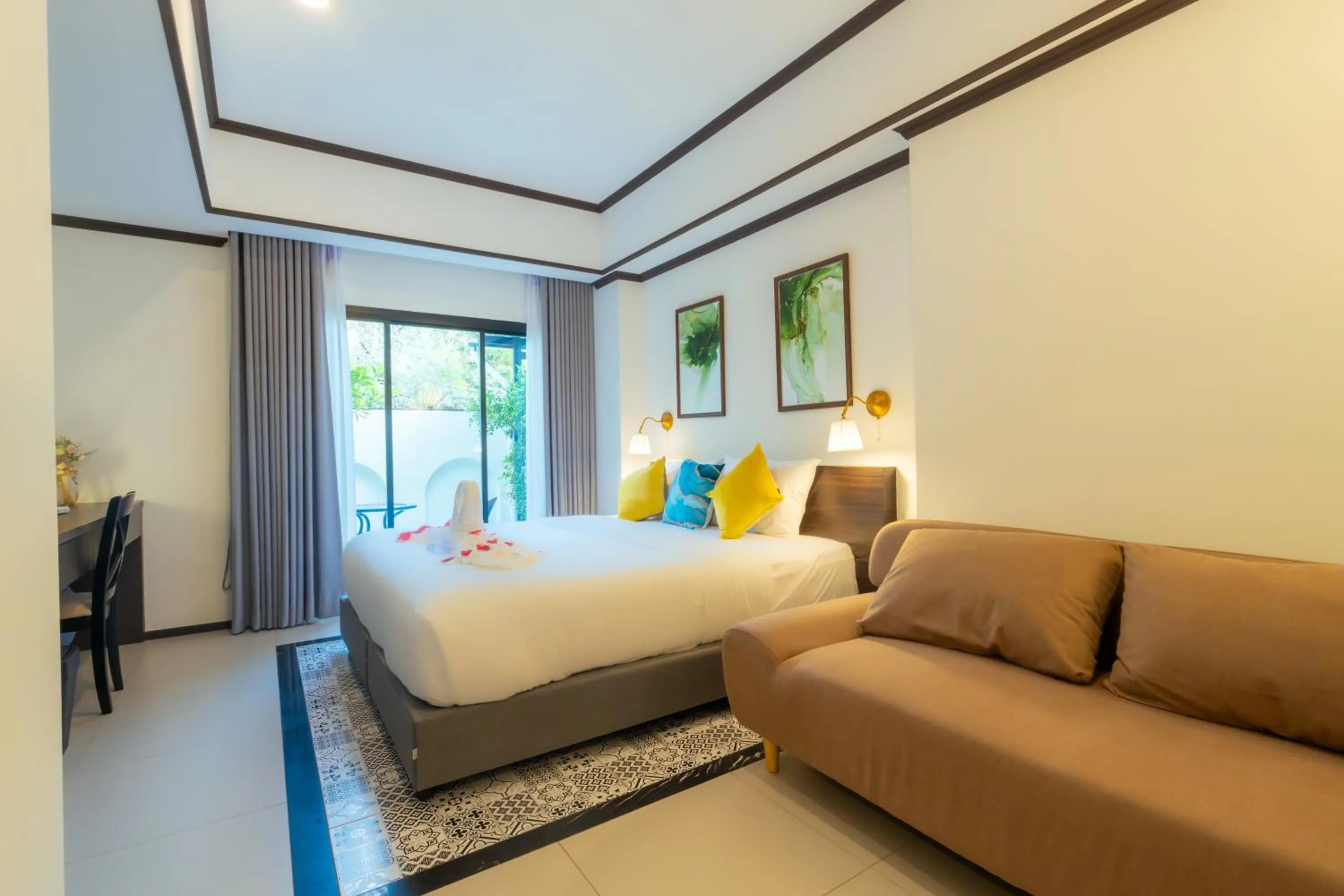 Bed in Le ville lanna Chiang Mai Gate Old Town Hotel