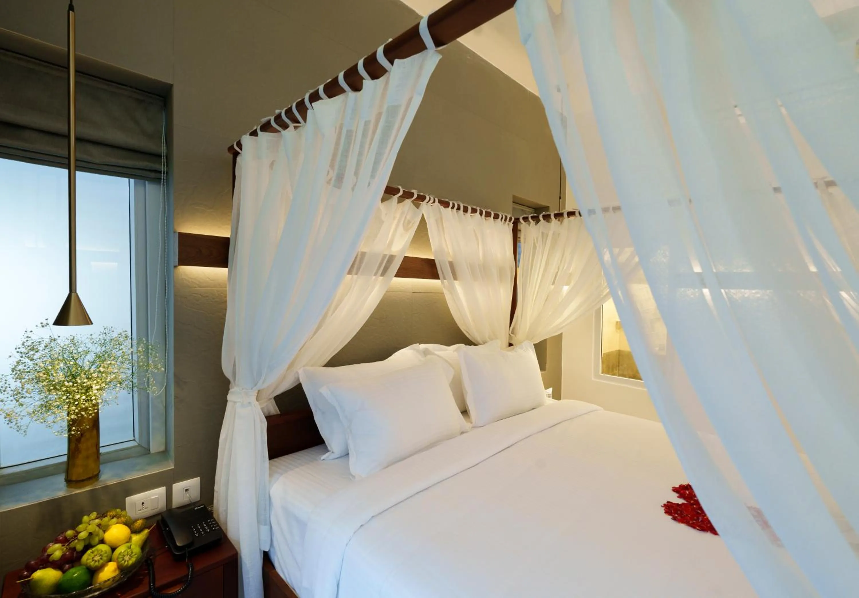 Bed in Eden Woods Resorts and Spa