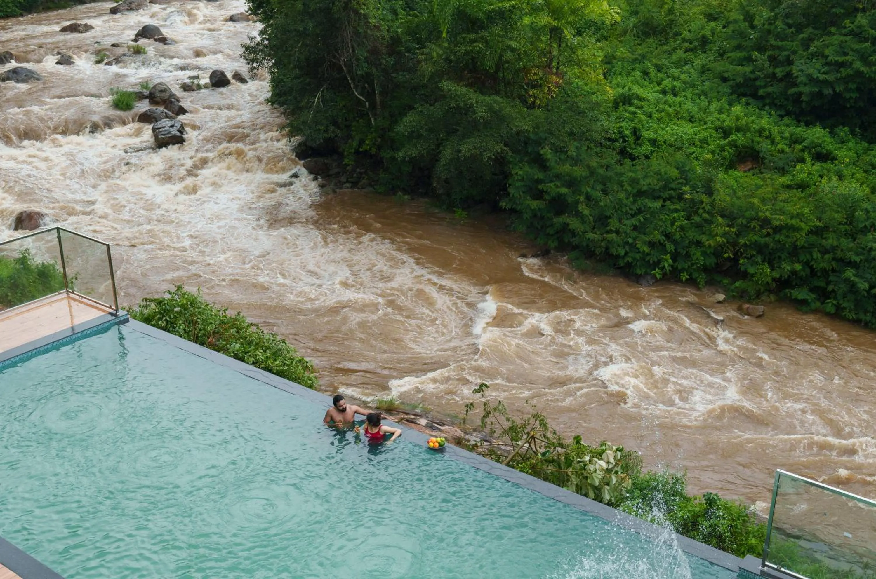 Pool view in Eden Woods Resorts and Spa