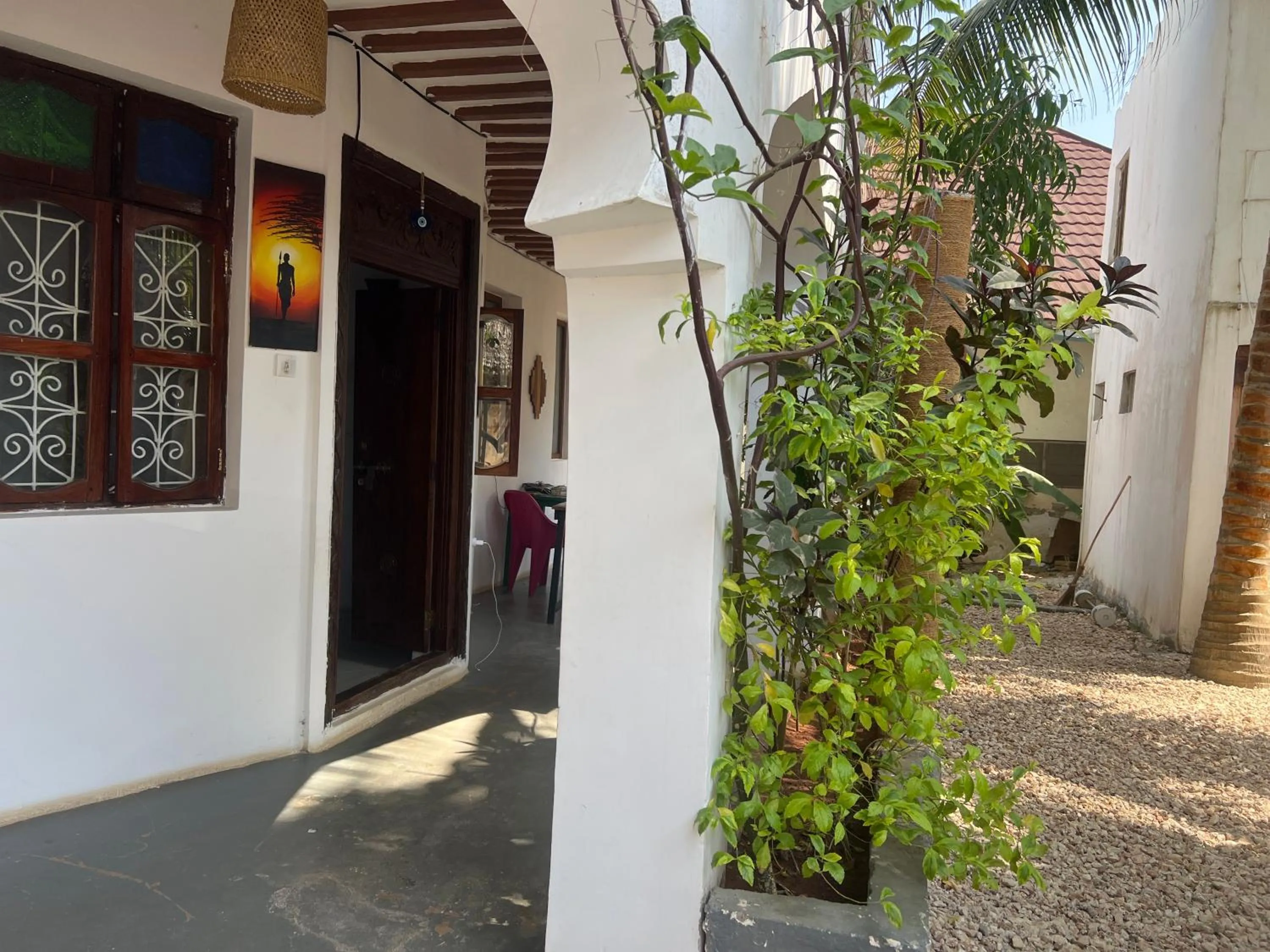 Garden in Light of Zanzibar Hotel